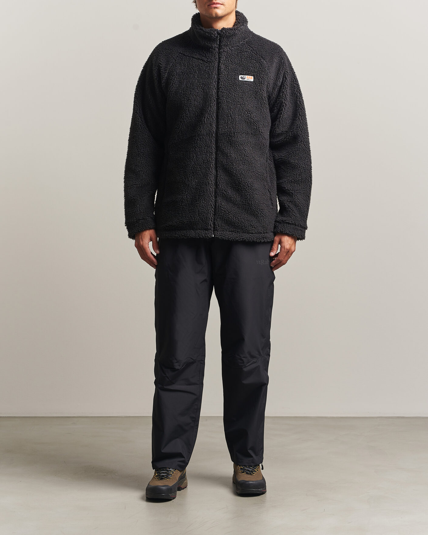 Men | Trousers | Rab | Downpour Waterproof Pants Black