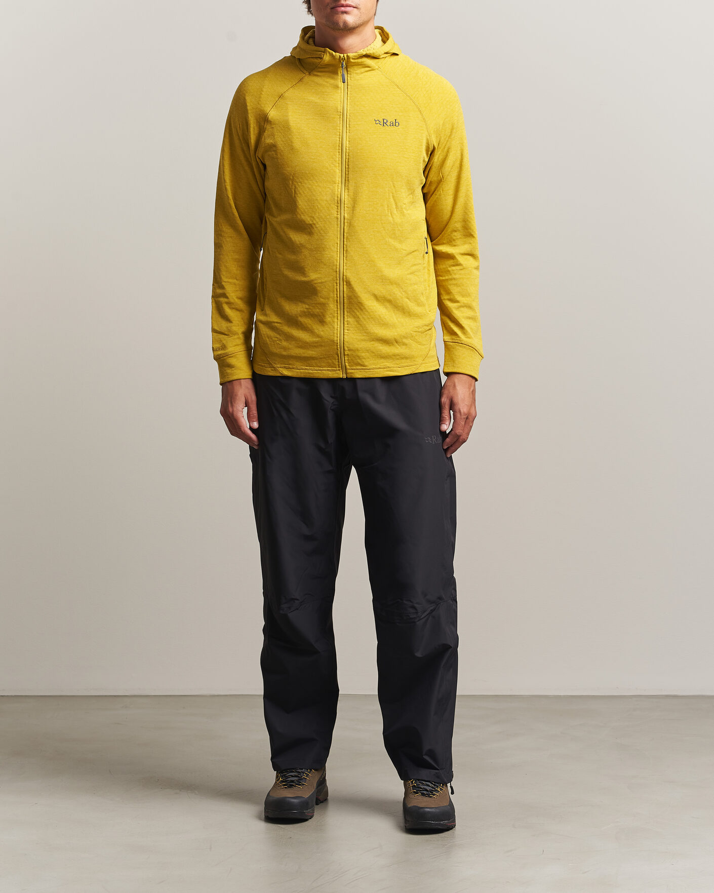 Men | Sweaters & Knitwear | Rab | Nexus Lightweight Hoody Dark Pollen