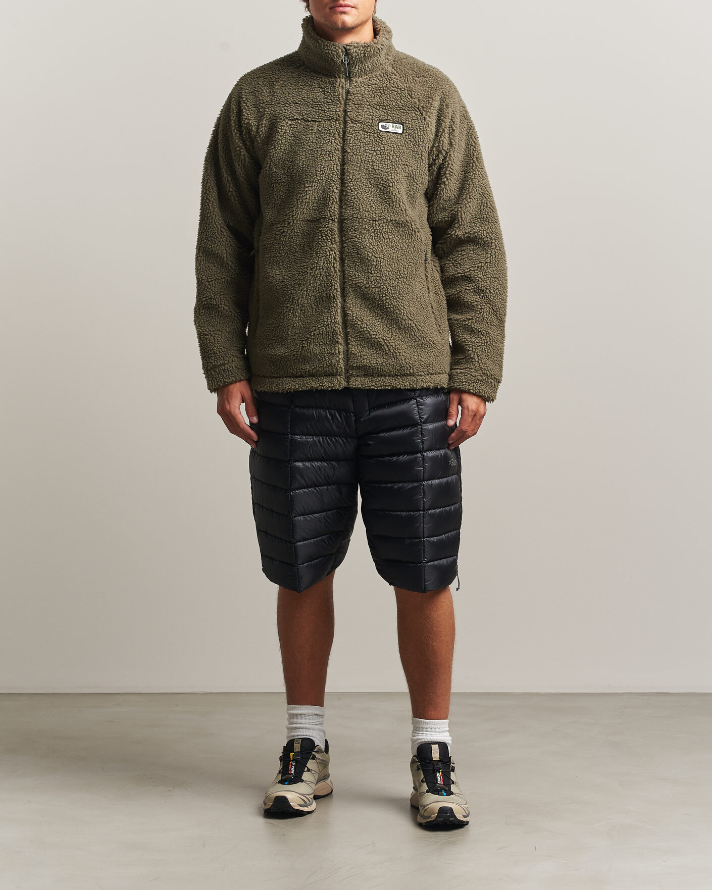 Men | Sweaters & Knitwear | Rab | Original Pile Jacket Light Khaki