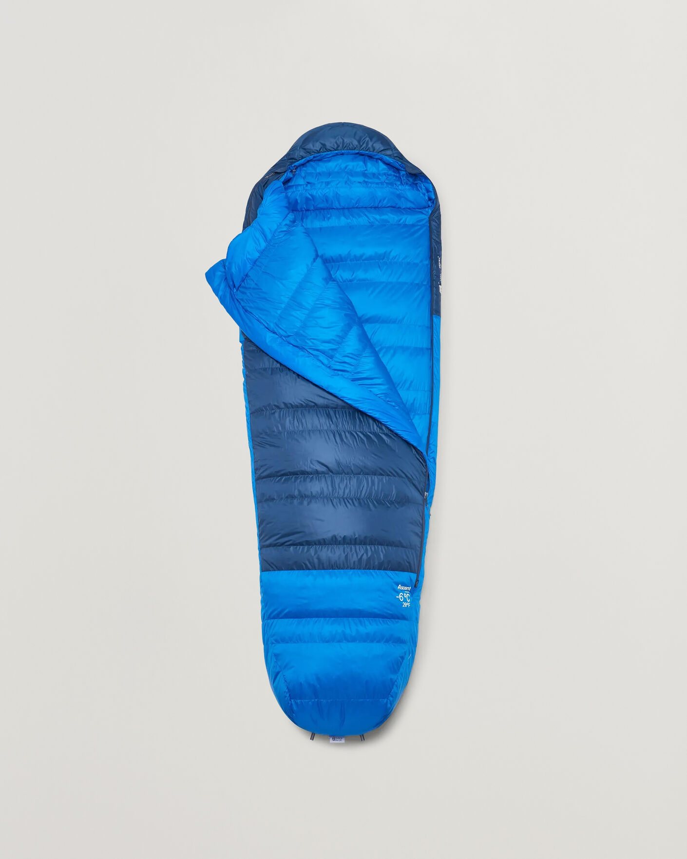 Men | Outdoor living | Rab | Ascent -6 Sleeping Bag Long Tempest Blue/Maya Blue