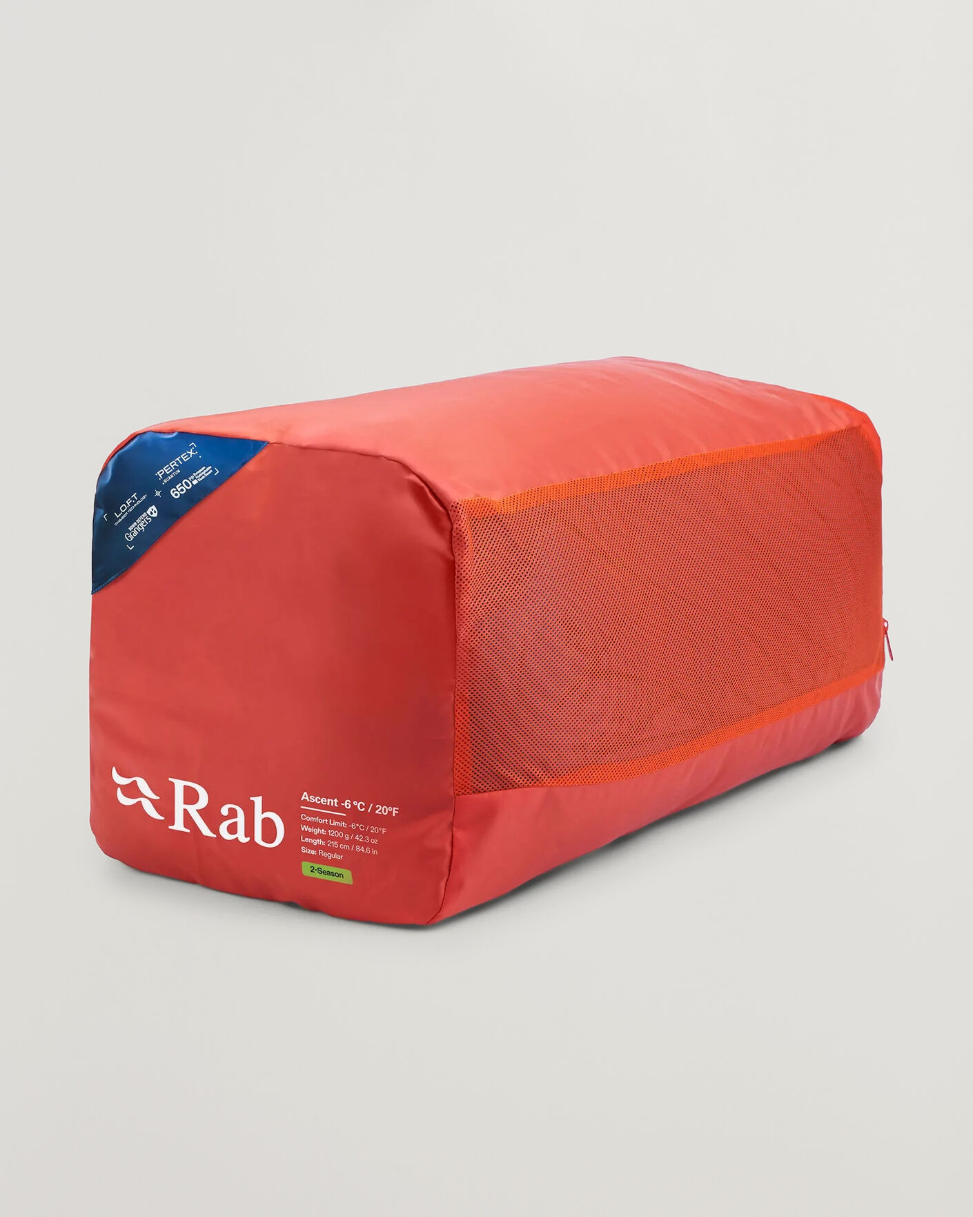 Men | Outdoor living | Rab | Ascent -6 Sleeping Bag Long Tempest Blue/Maya Blue