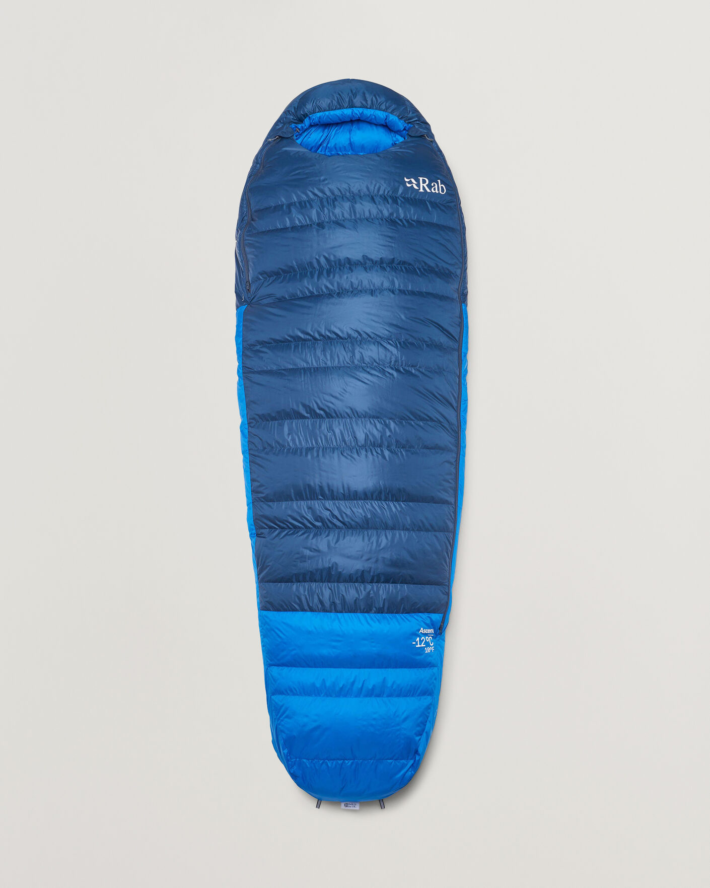 Men | Outdoor living | Rab | Ascent -12 Sleeping Bag Regular Tempest Blue/Maya Blue