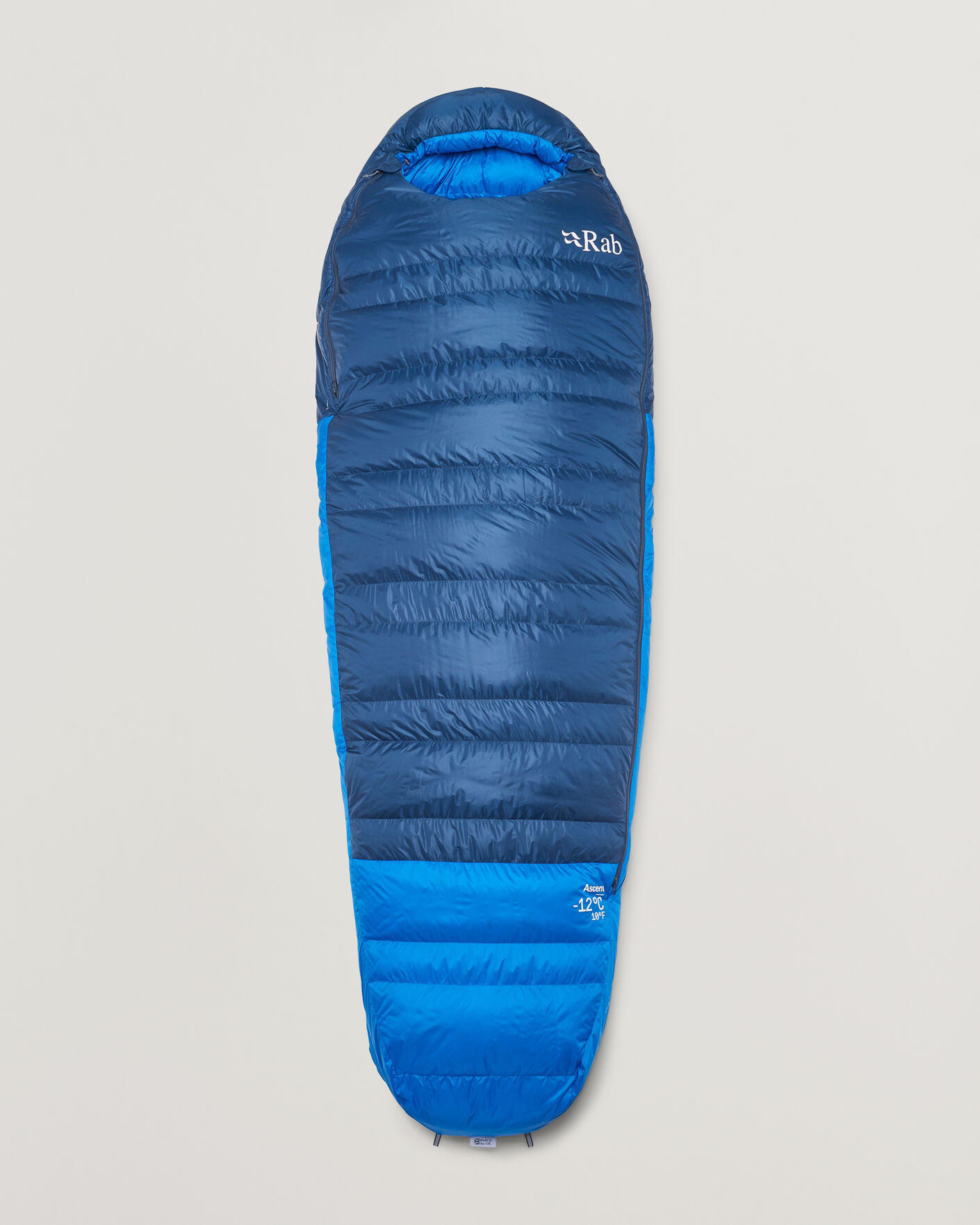 Men | Outdoor living | Rab | Ascent -12 Sleeping Bag Long Tempest Blue/Maya Blue
