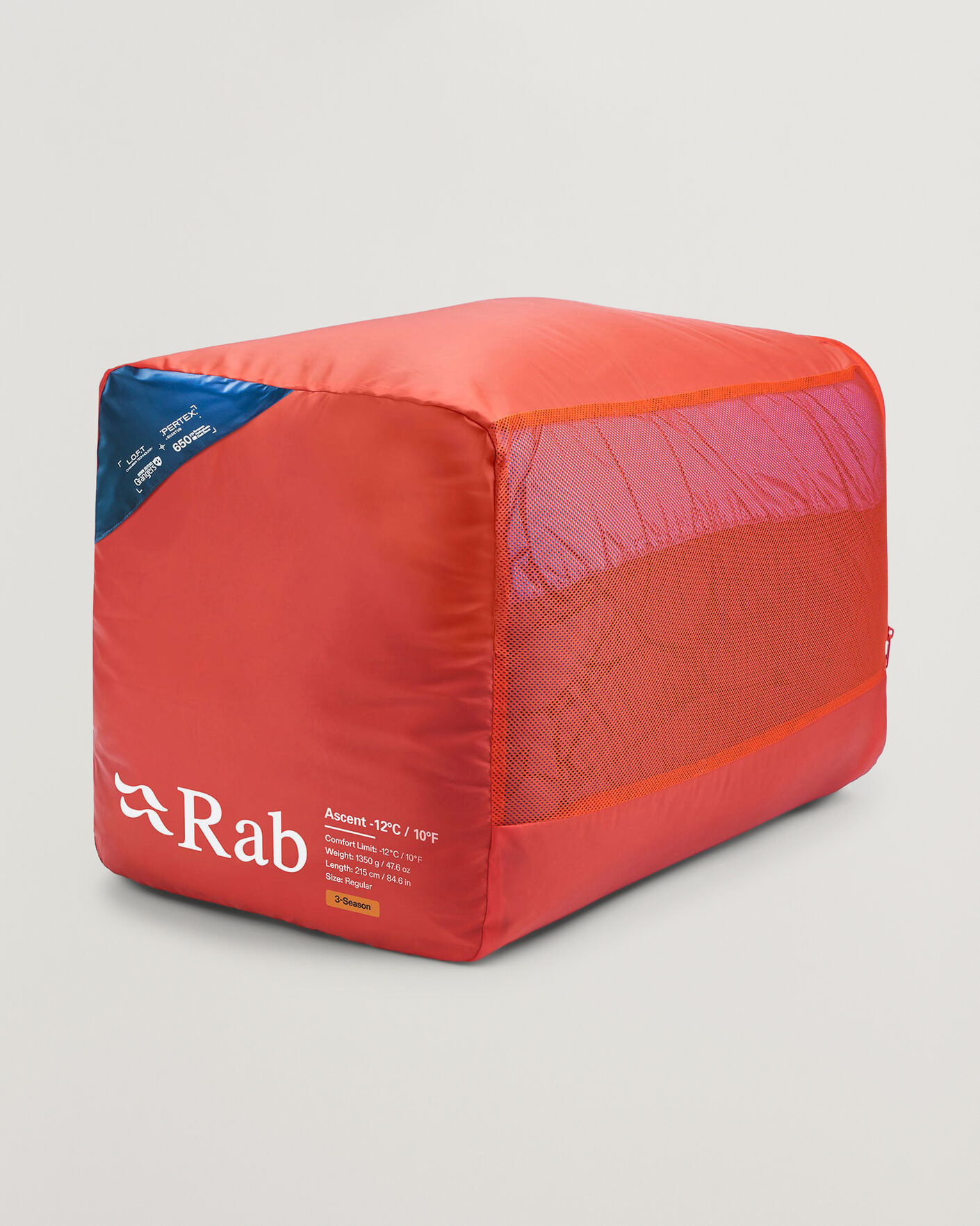 Men | Outdoor living | Rab | Ascent -12 Sleeping Bag Long Tempest Blue/Maya Blue