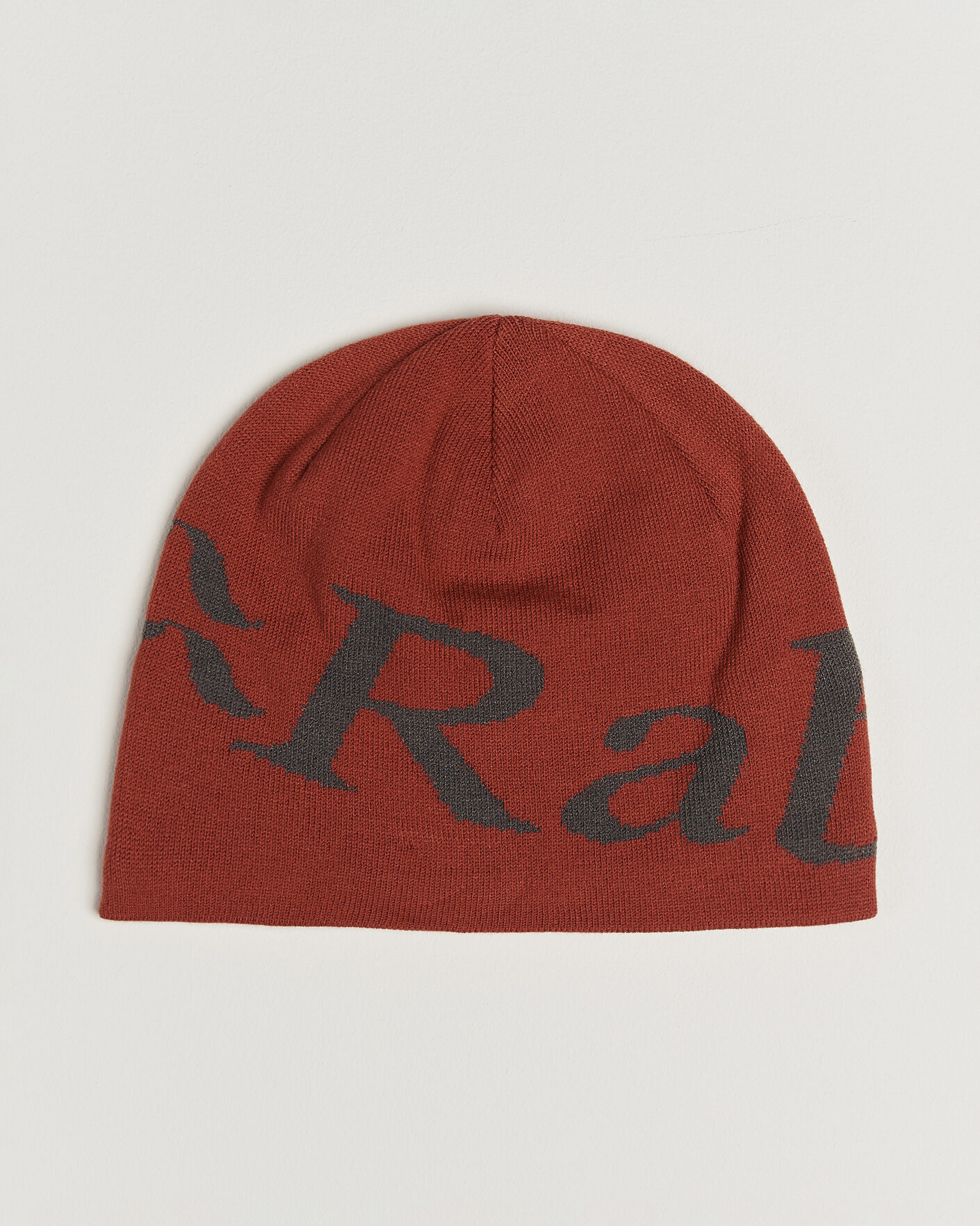 Men | Beanies | Rab | Logo Beanie Tuscan Red/Graphene