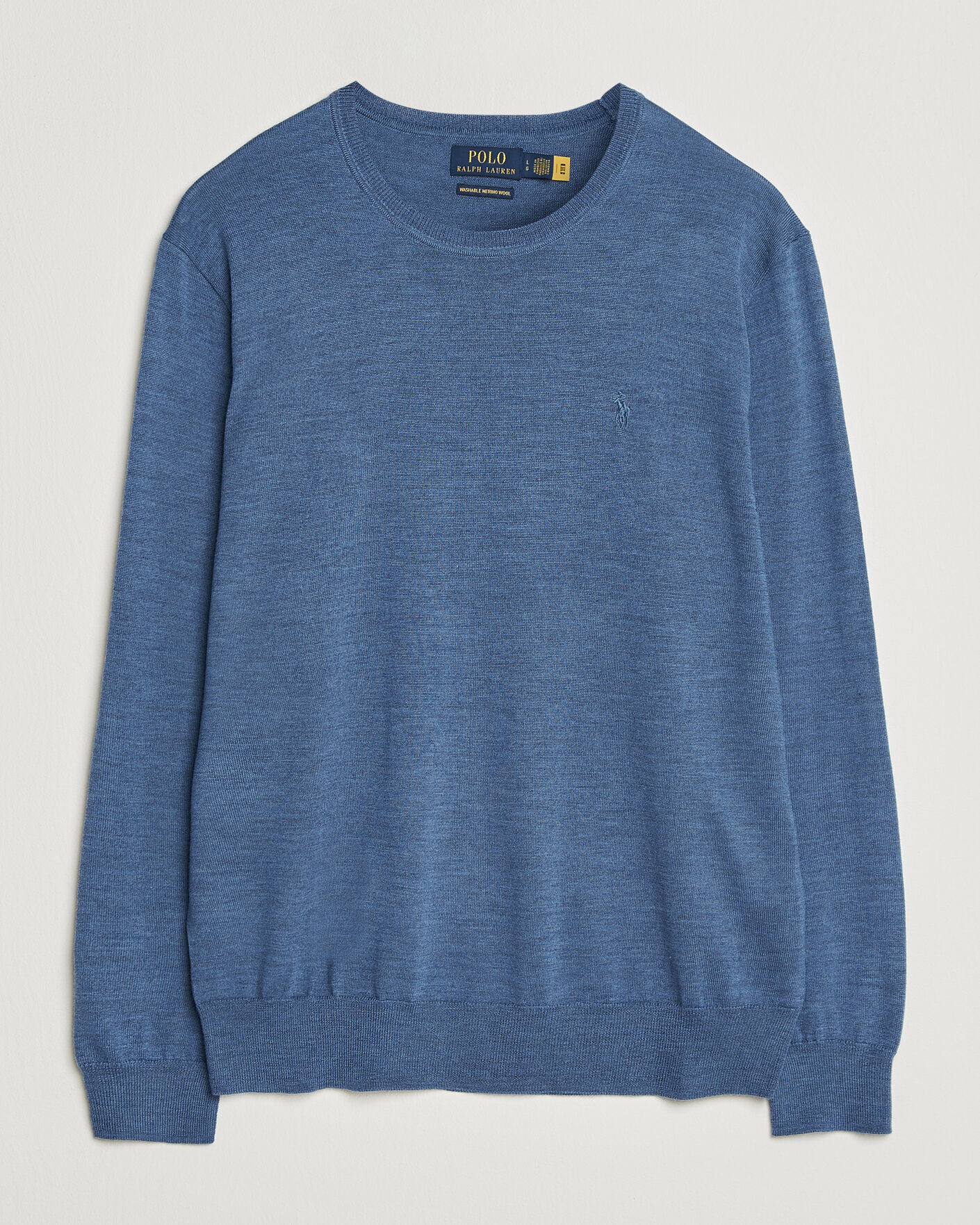 Men | Sweaters & Knitwear | Polo Ralph Lauren | Long Sleeve Pullover Clarity Blue