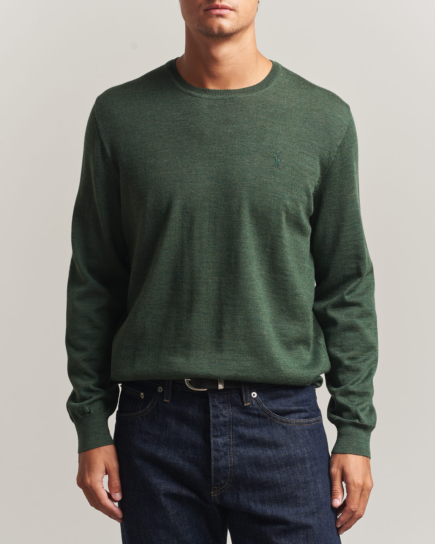 Men | Sweaters & Knitwear | Polo Ralph Lauren | Long Sleeve Pullover Lodgepole Pine