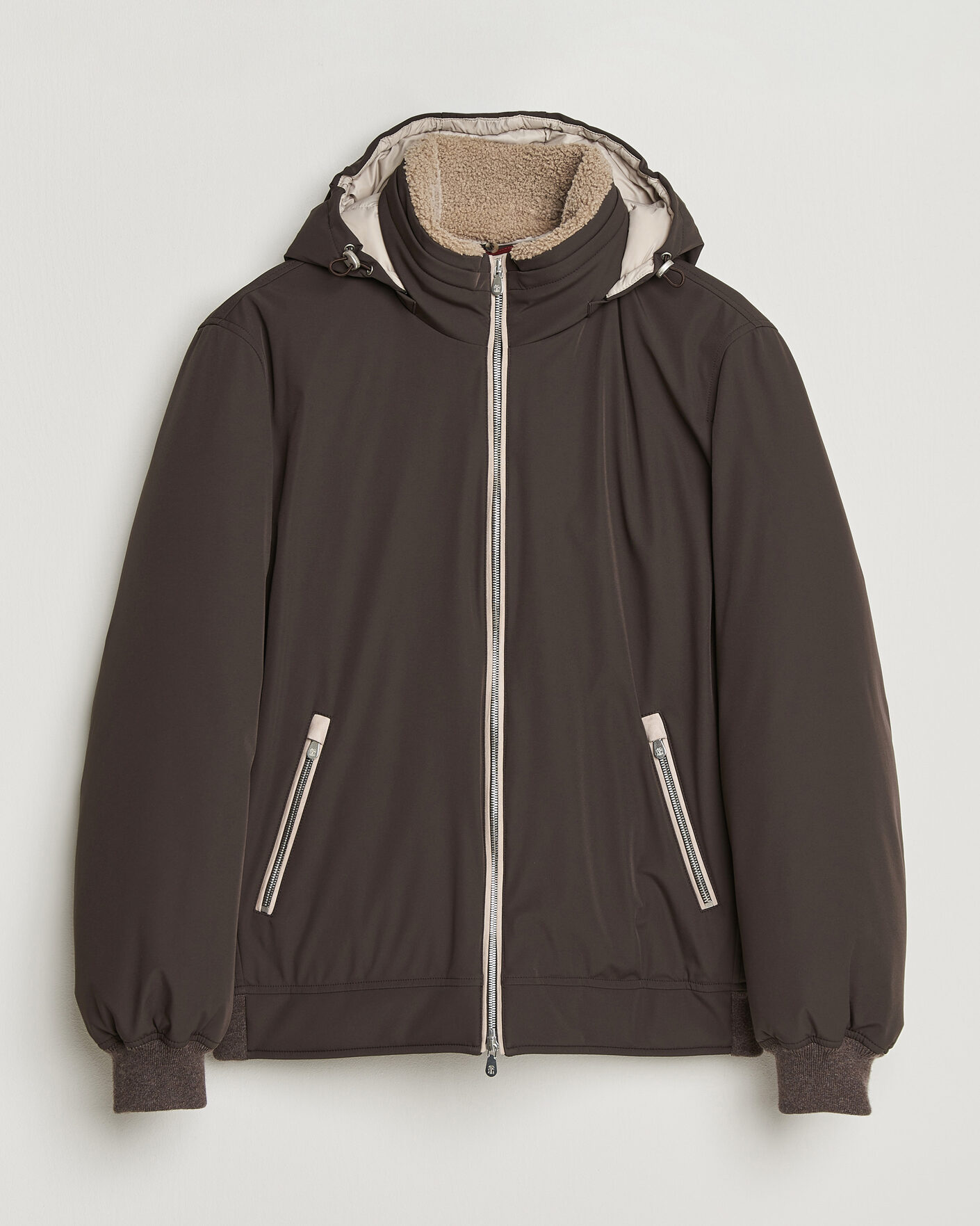 Men | Coats & Jackets | Brunello Cucinelli | Padded Jacket Dark Brown