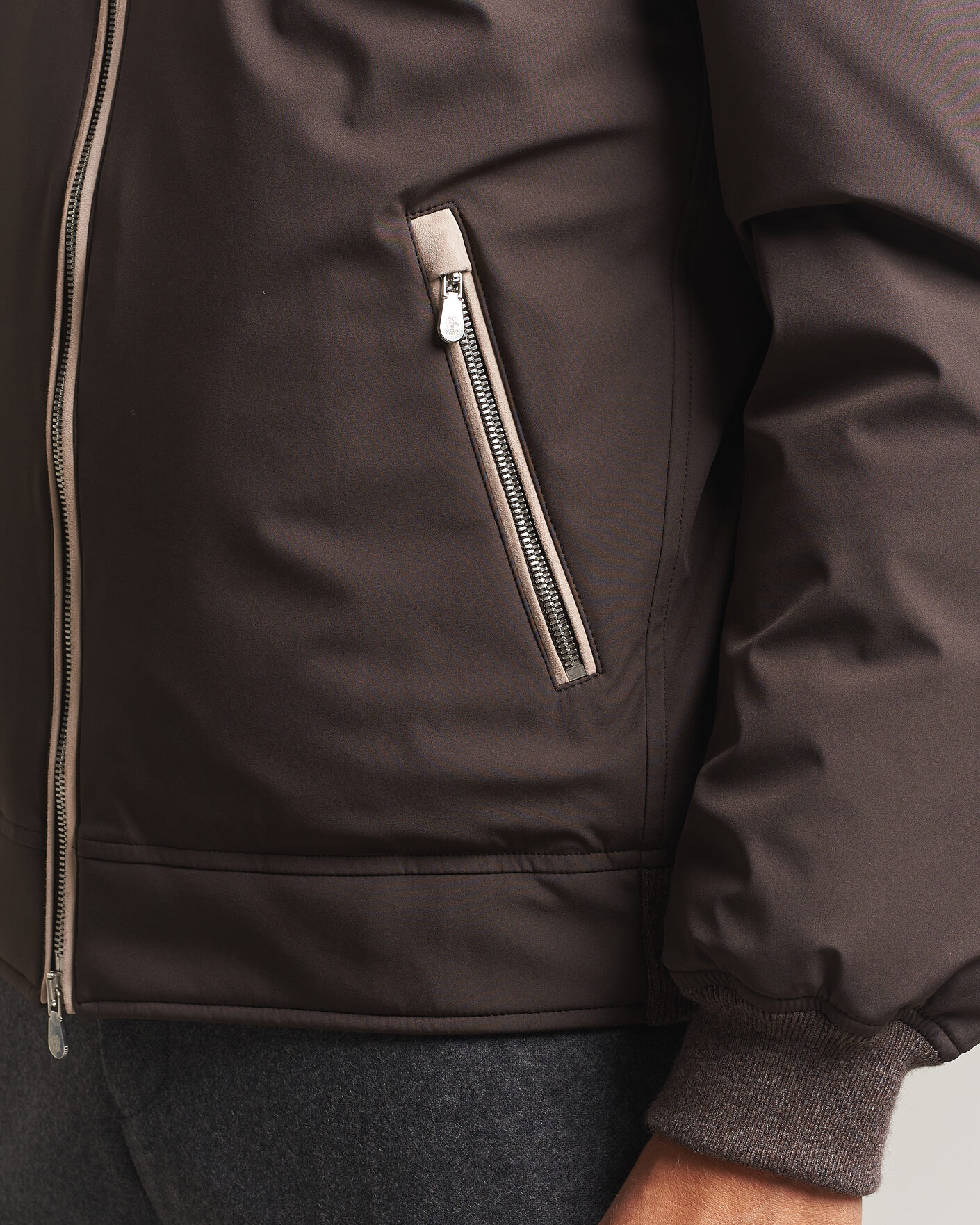 Men | Coats & Jackets | Brunello Cucinelli | Padded Jacket Dark Brown