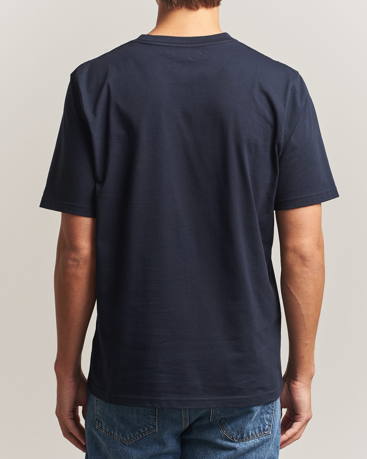 Men | T-Shirts | Samsøe Samsøe | Thomas Cotton T-Shirt Salute Navy