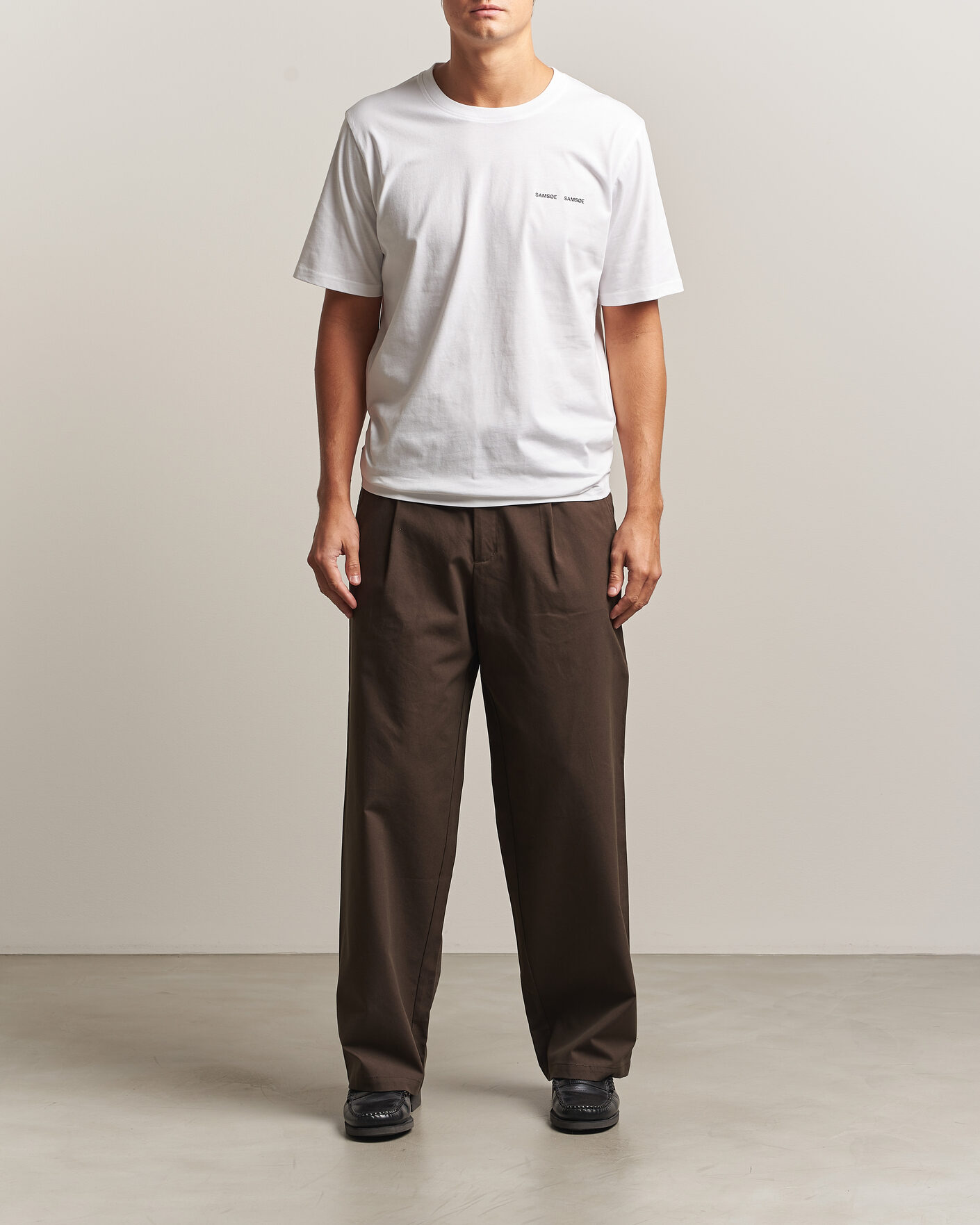 Men | T-Shirts | Samsøe Samsøe | Thomas Cotton T-Shirt White
