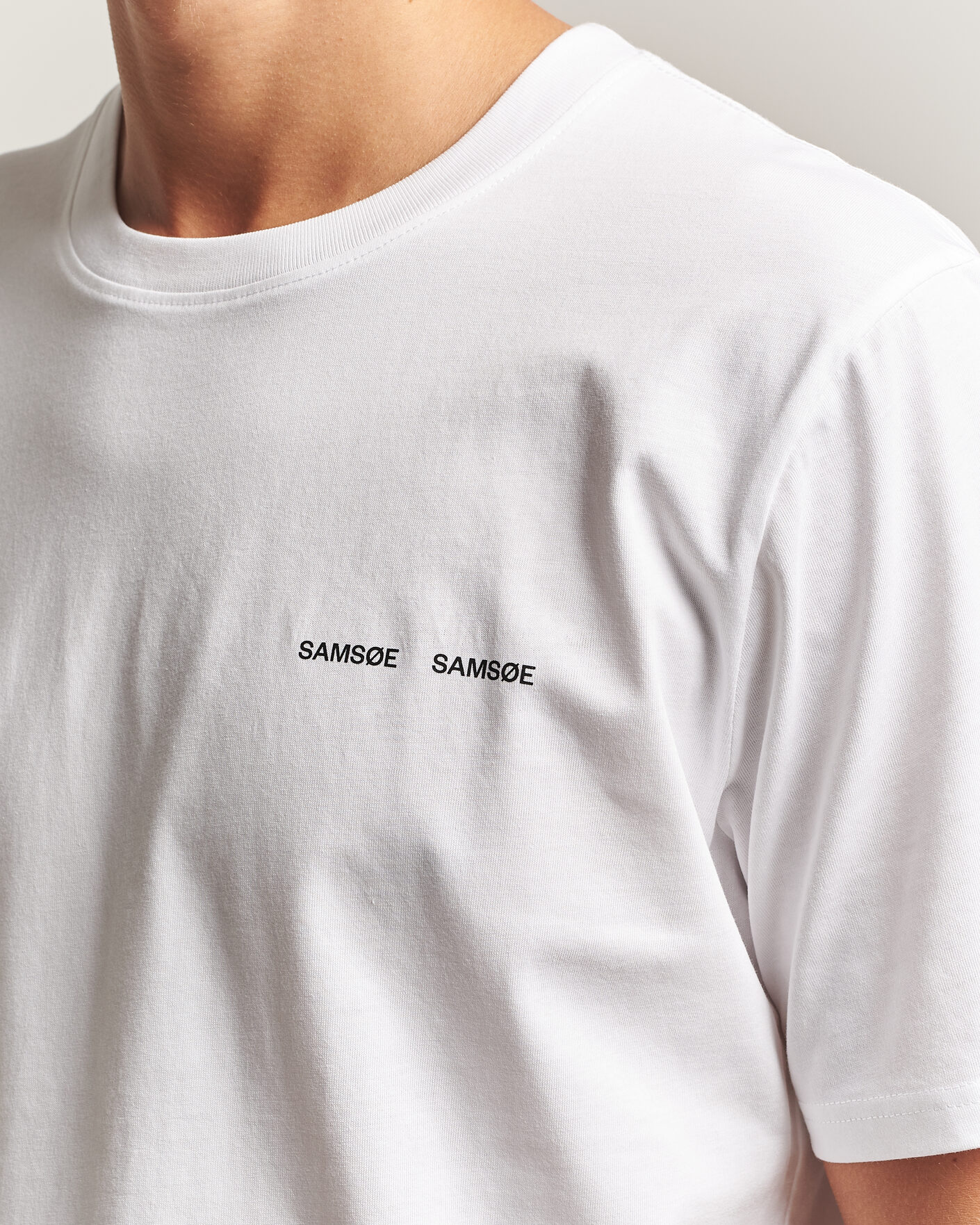 Men | T-Shirts | Samsøe Samsøe | Thomas Cotton T-Shirt White