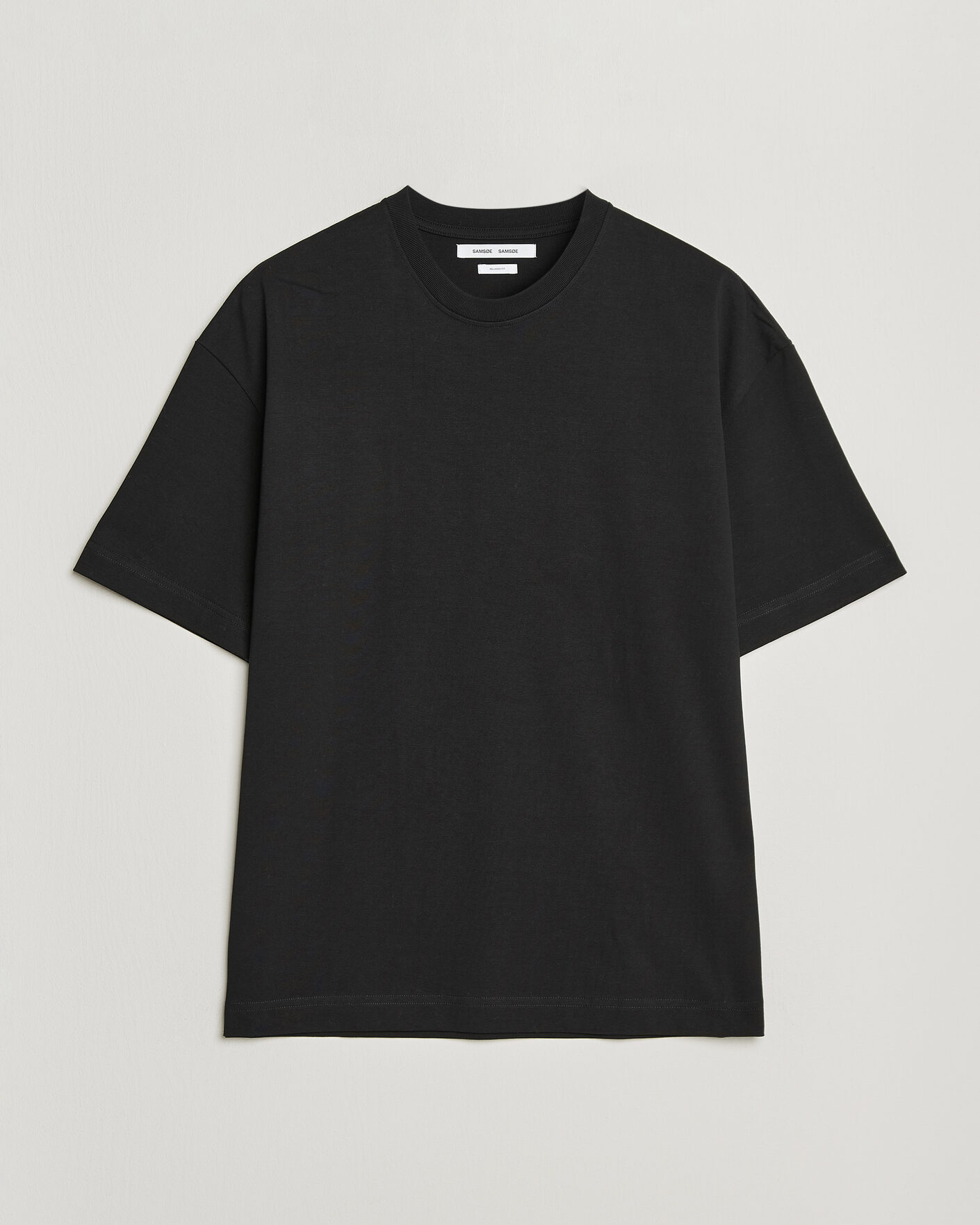 Men | T-Shirts | Samsøe Samsøe | Jason Heavy Cotton T-Shirt Black