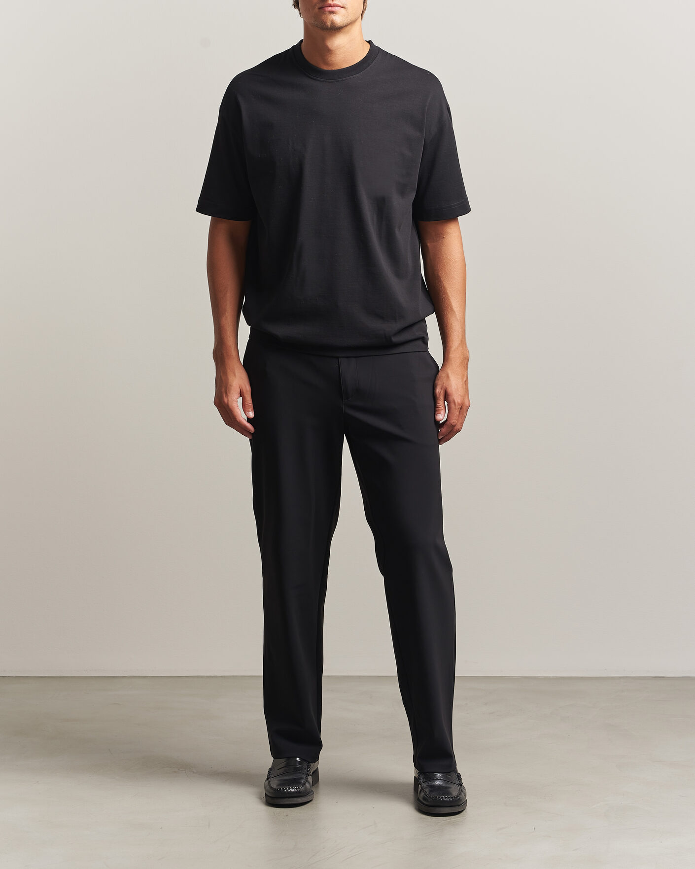 Men | T-Shirts | Samsøe Samsøe | Jason Heavy Cotton T-Shirt Black