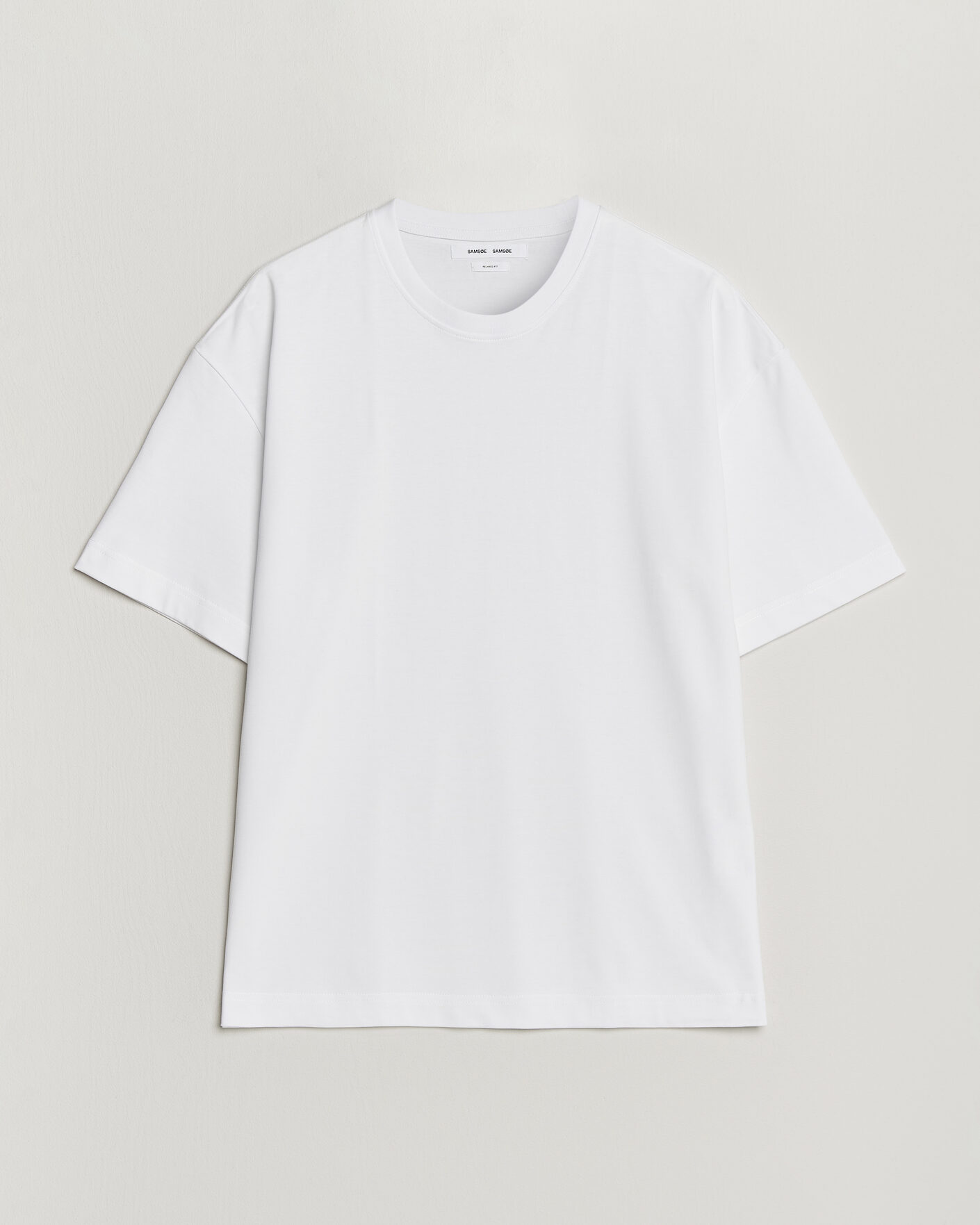 Men | T-Shirts | Samsøe Samsøe | Jason Heavy Cotton T-Shirt White