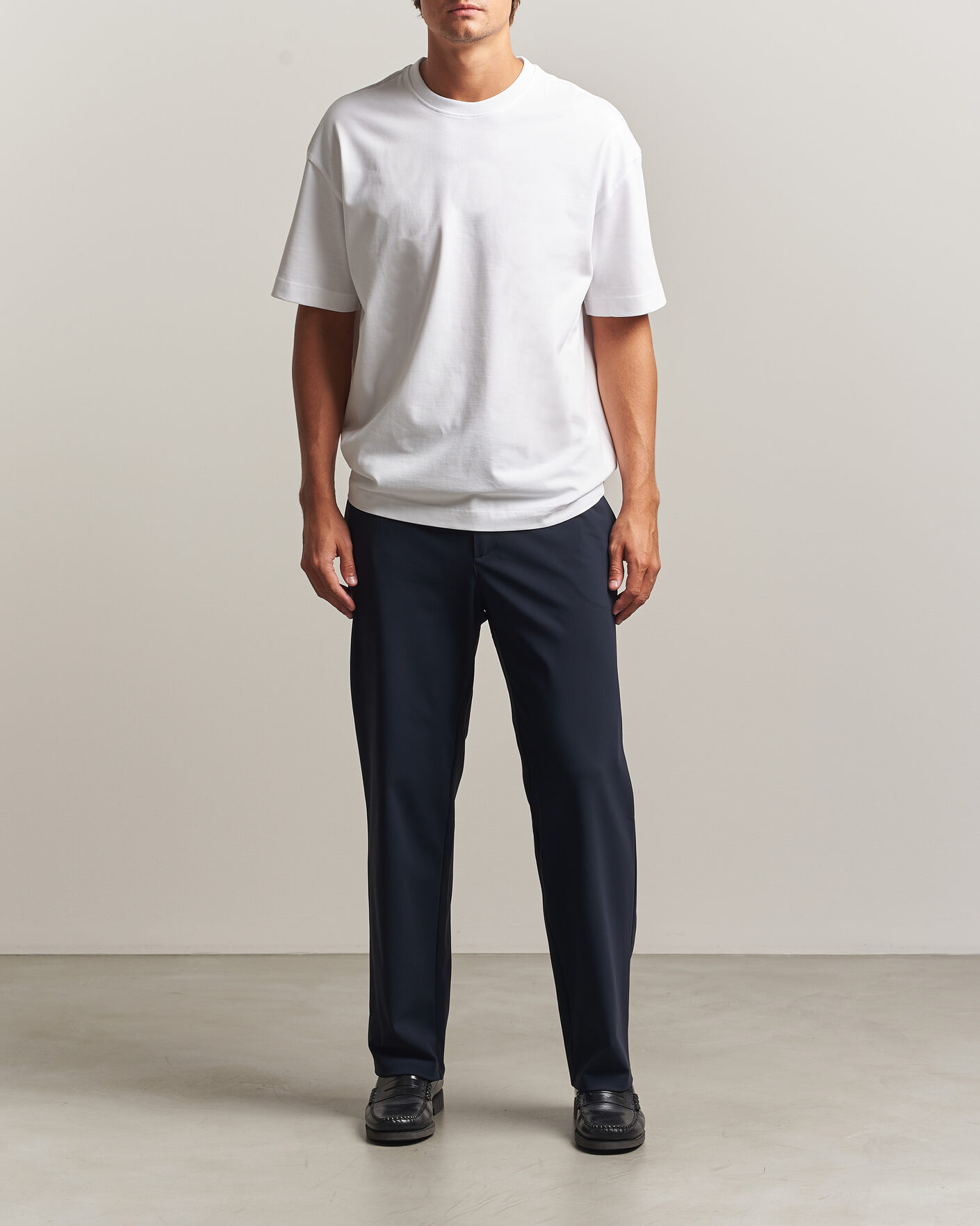 Men | T-Shirts | Samsøe Samsøe | Jason Heavy Cotton T-Shirt White