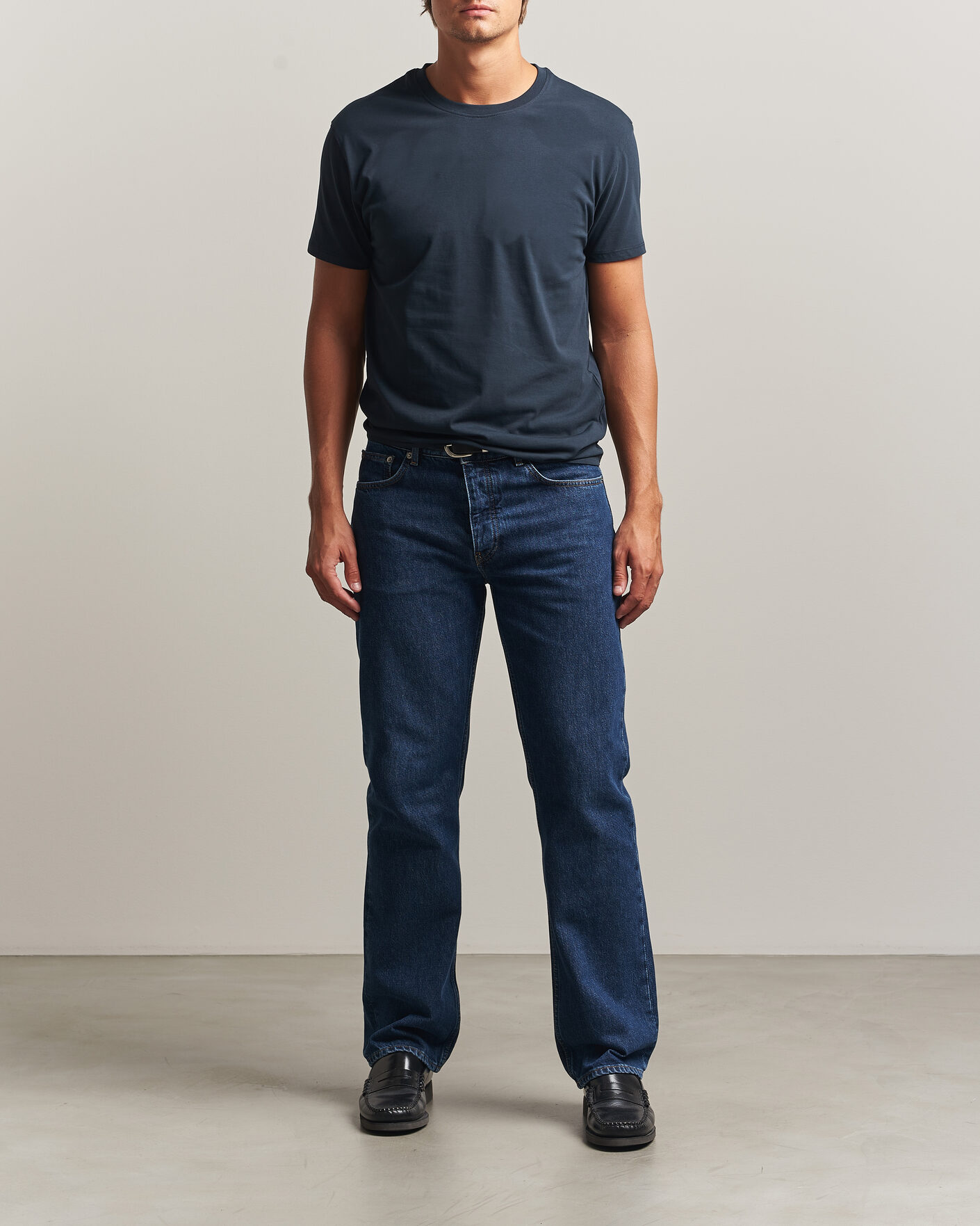 Men | T-Shirts | Samsøe Samsøe | Kronos Cotton T-Shirt Salute Navy
