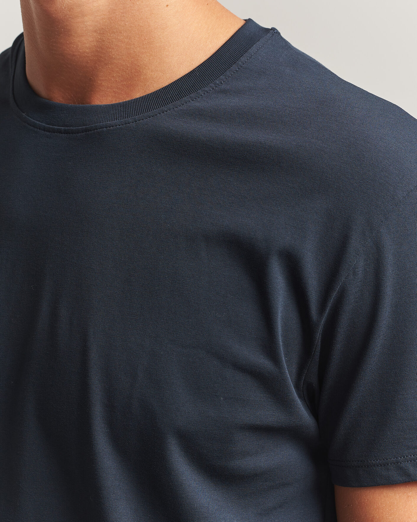 Men | T-Shirts | Samsøe Samsøe | Kronos Cotton T-Shirt Salute Navy