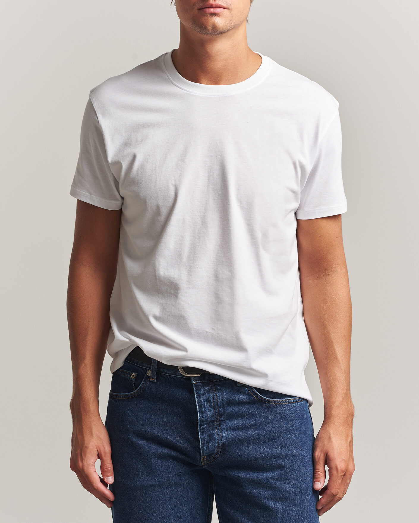 Men | T-Shirts | Samsøe Samsøe | Kronos Cotton T-Shirt White