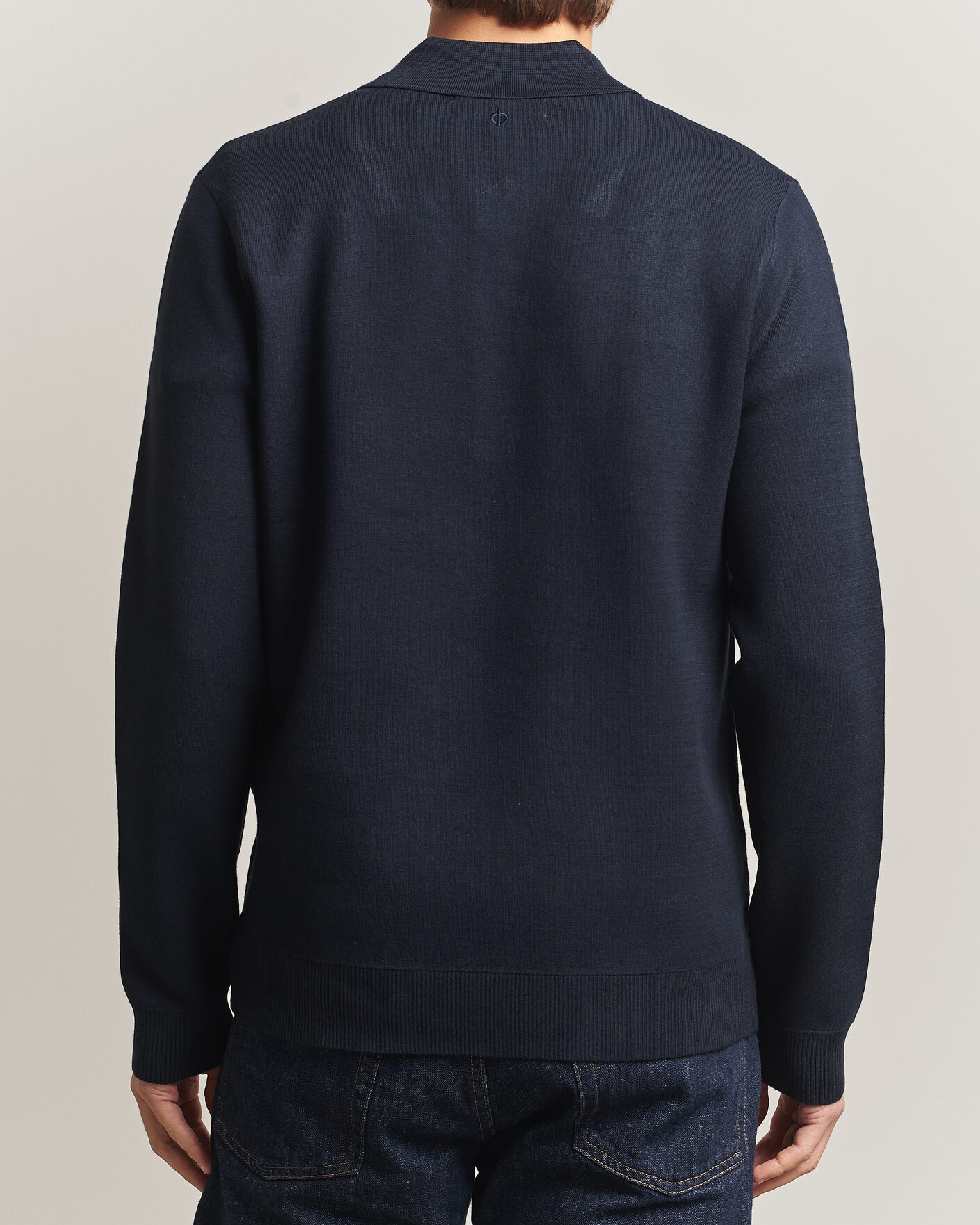 Men | Sweaters & Knitwear | Samsøe Samsøe | Matt Half Zip Polo Sky Captain