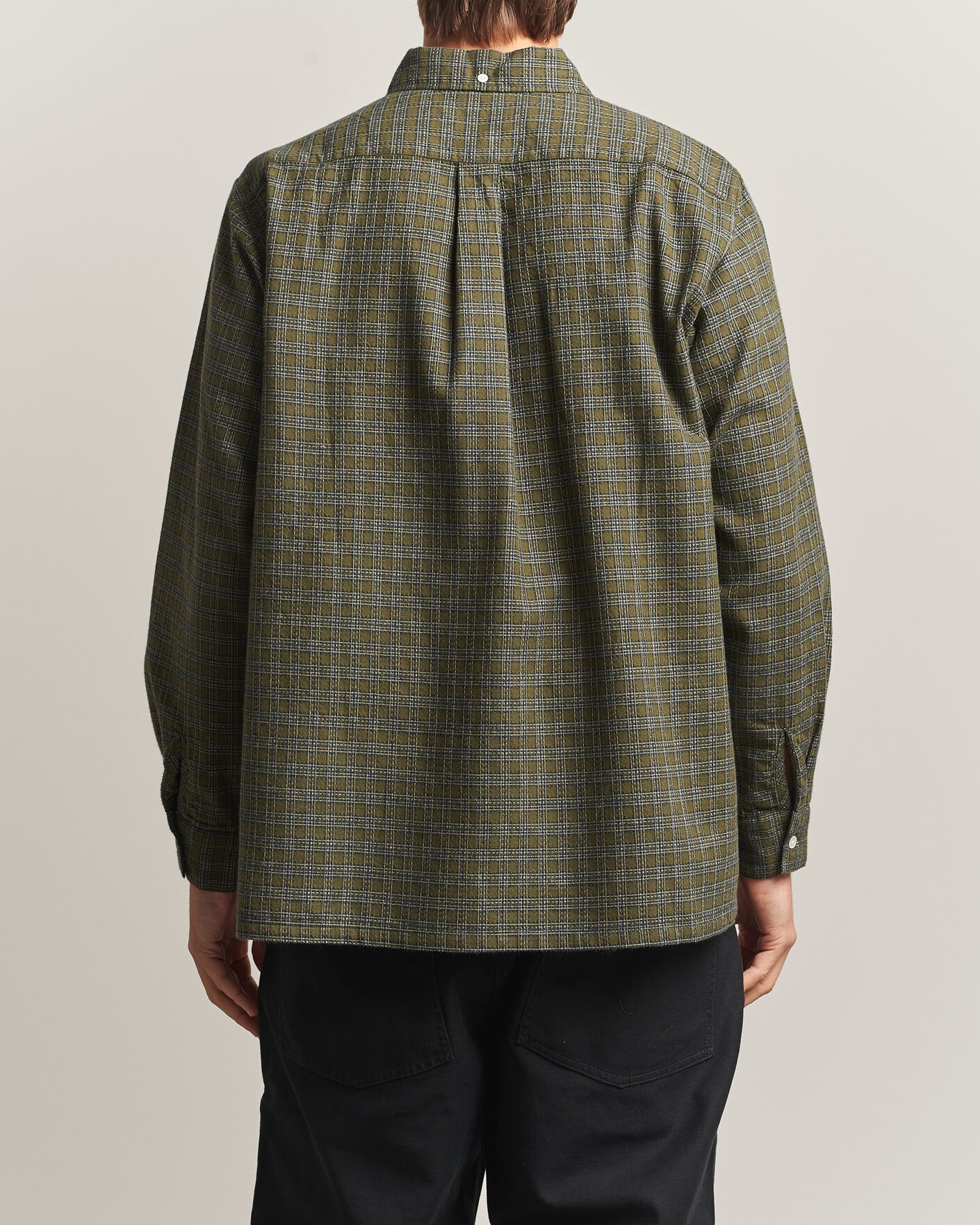 Men | Shirts | BEAMS PLUS | Dobby Plaid Button Down Shirt Dark Green
