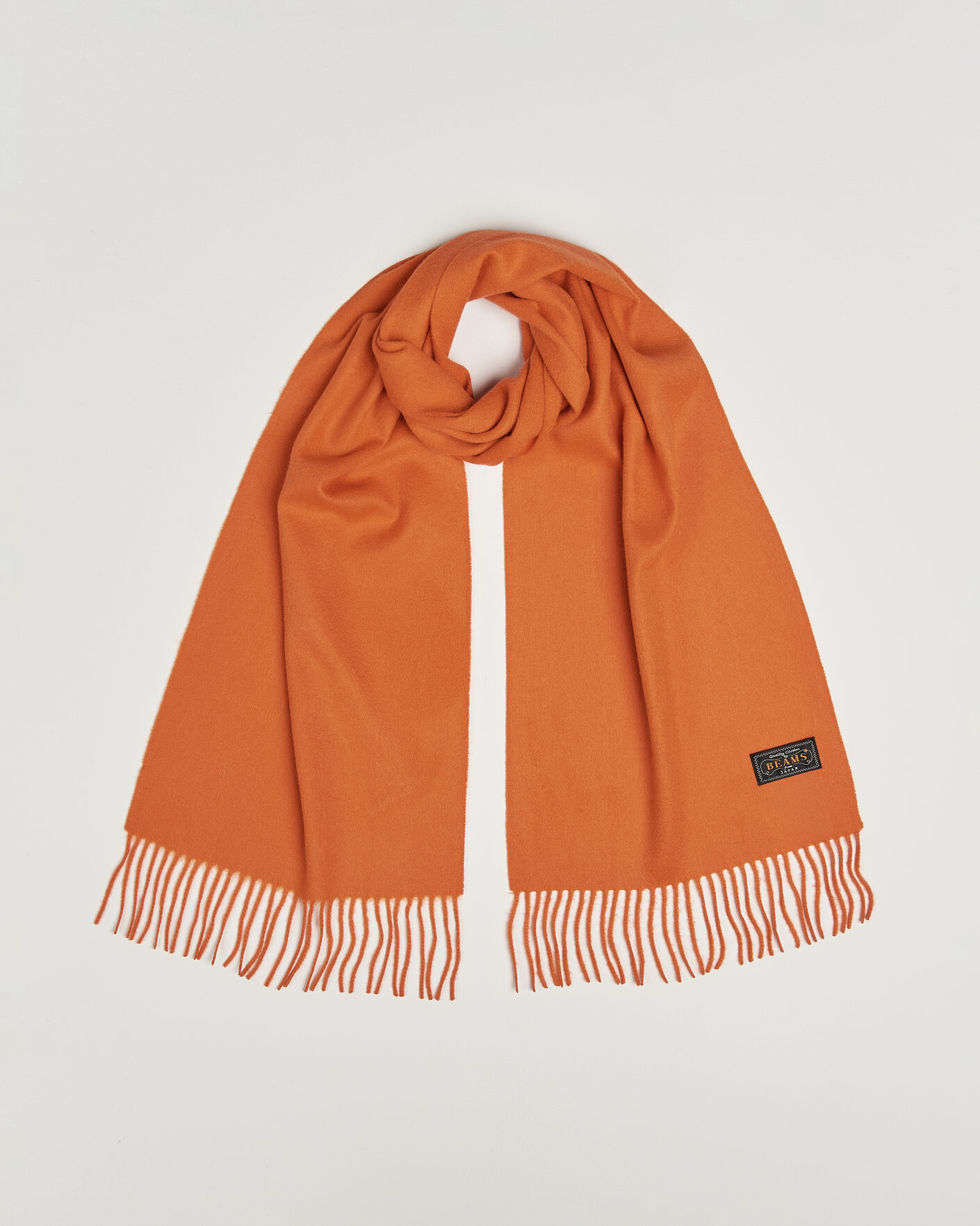 Men | Scarves | BEAMS PLUS | Cashmere Scarf Orange
