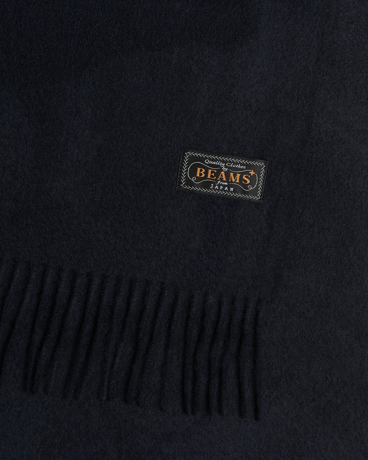 Men | Scarves | BEAMS PLUS | Cashmere Scarf Navy