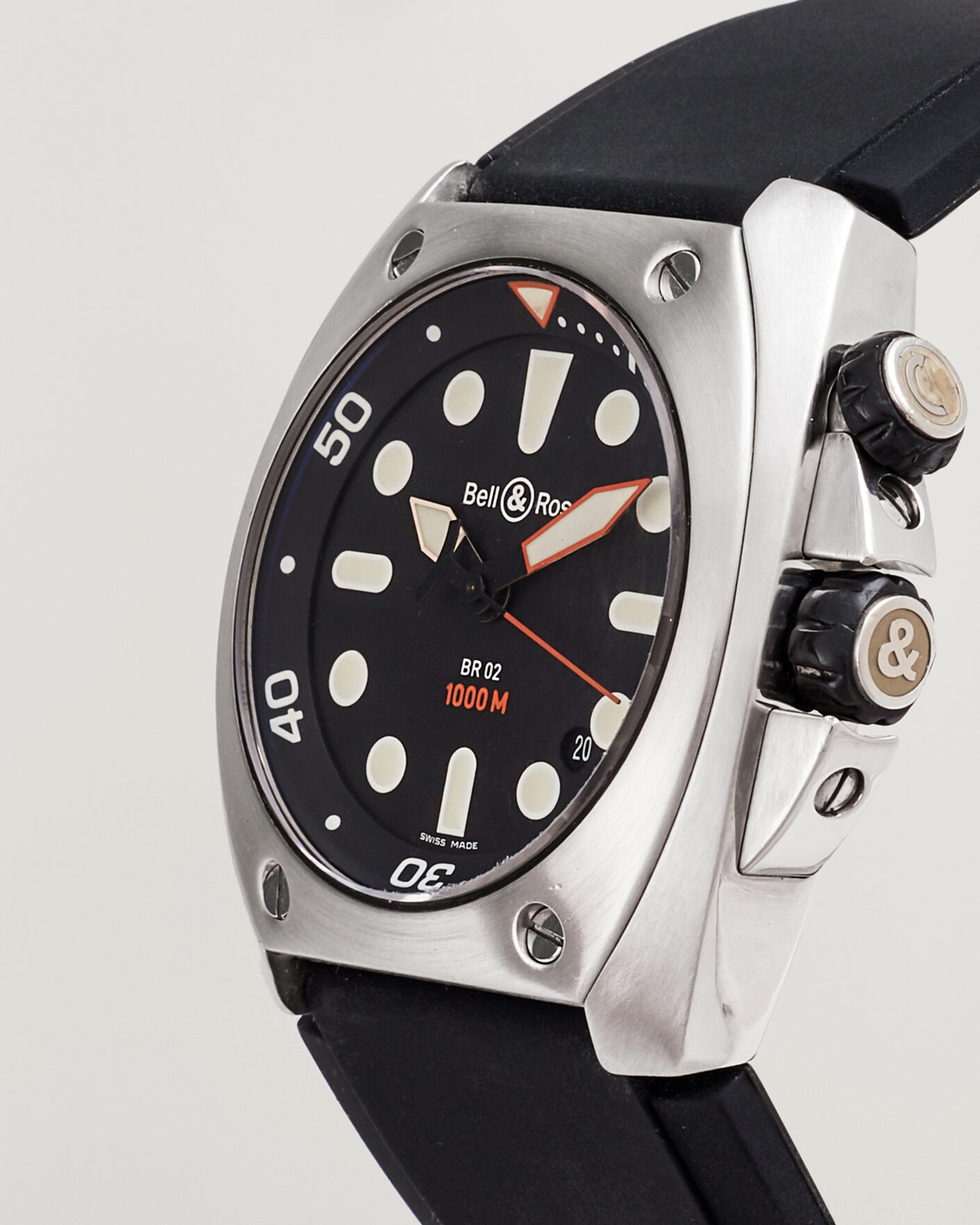 Men | Pre-Owned & Vintage Watches | Bell & Ross Pre-Owned | BR02-20 Steel 