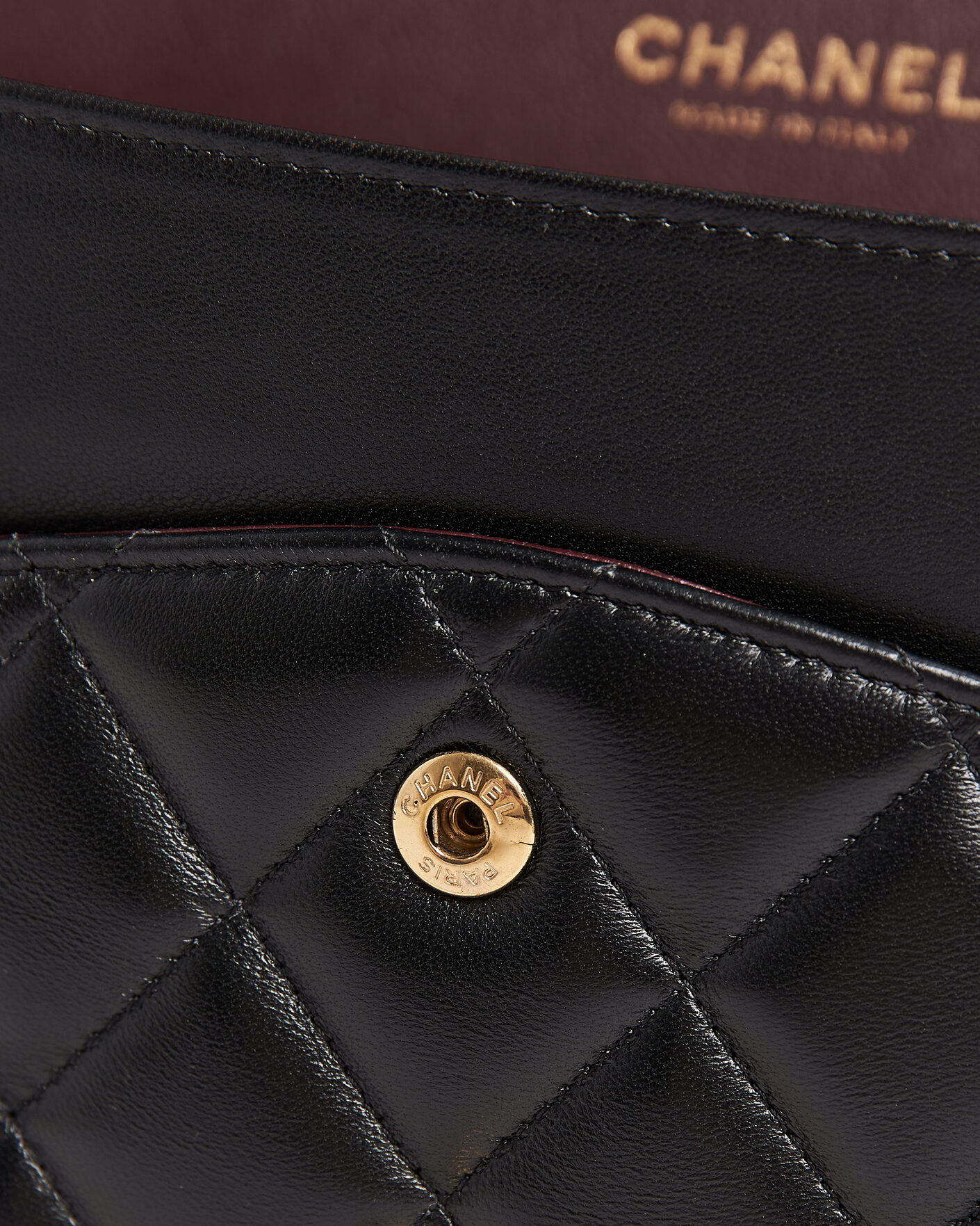 Men | Pre-Owned & Vintage Bags | Chanel Pre-Owned | Classic Jumbo Double Flap Bag Lambskin Black