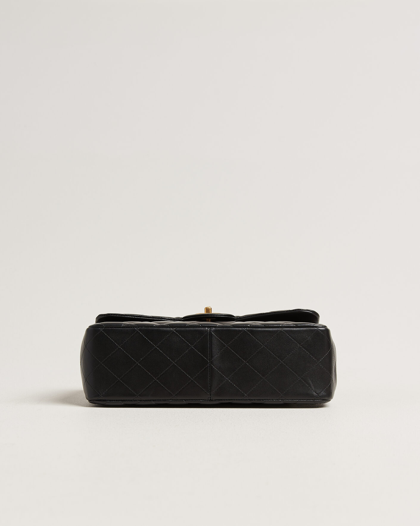 Men | Pre-Owned & Vintage Bags | Chanel Pre-Owned | Classic Jumbo Double Flap Bag Lambskin Black