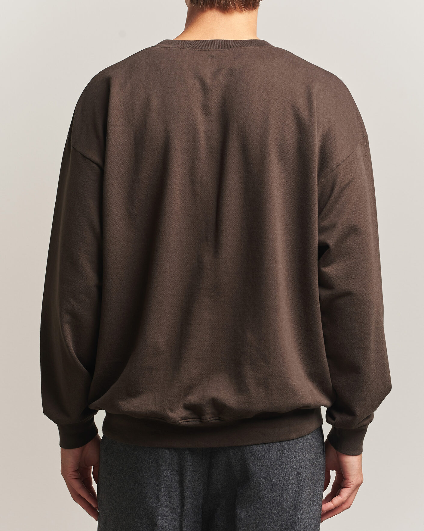 Auralee Super High Gauge Sweat Pullover Dark Brown at CareOfCarl.com