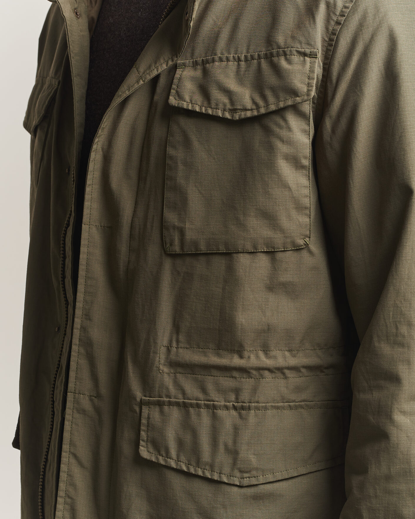 Men | Coats & Jackets | A Day's March | Barnett M65 Jacket Olive
