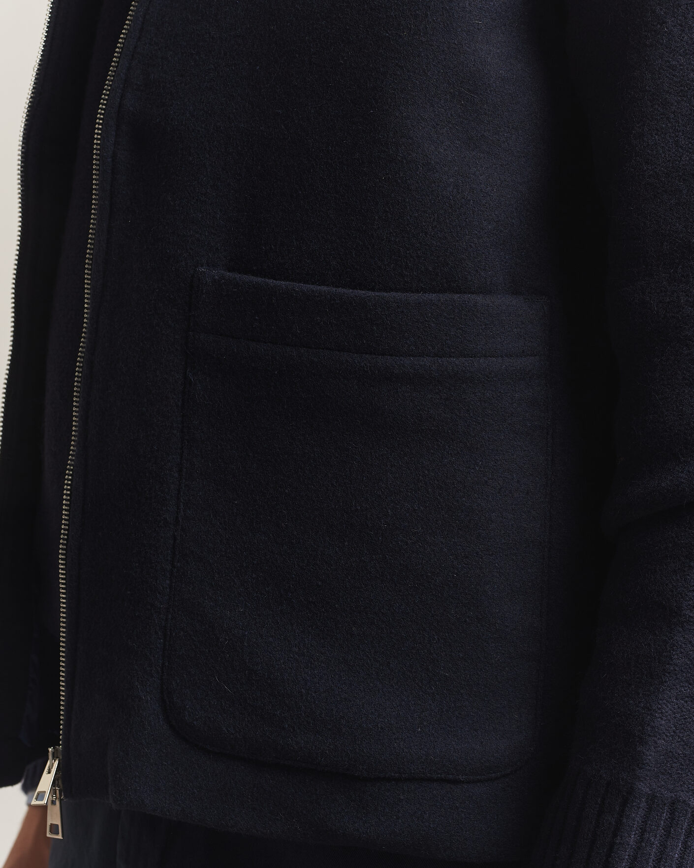 Men | Gilets | A Day's March | Canora Lined Wool Vest Navy