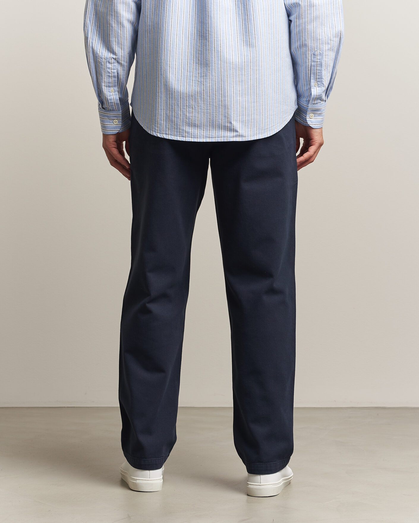 Men | Trousers | A Day's March | Redwood Cotton Chinos Navy