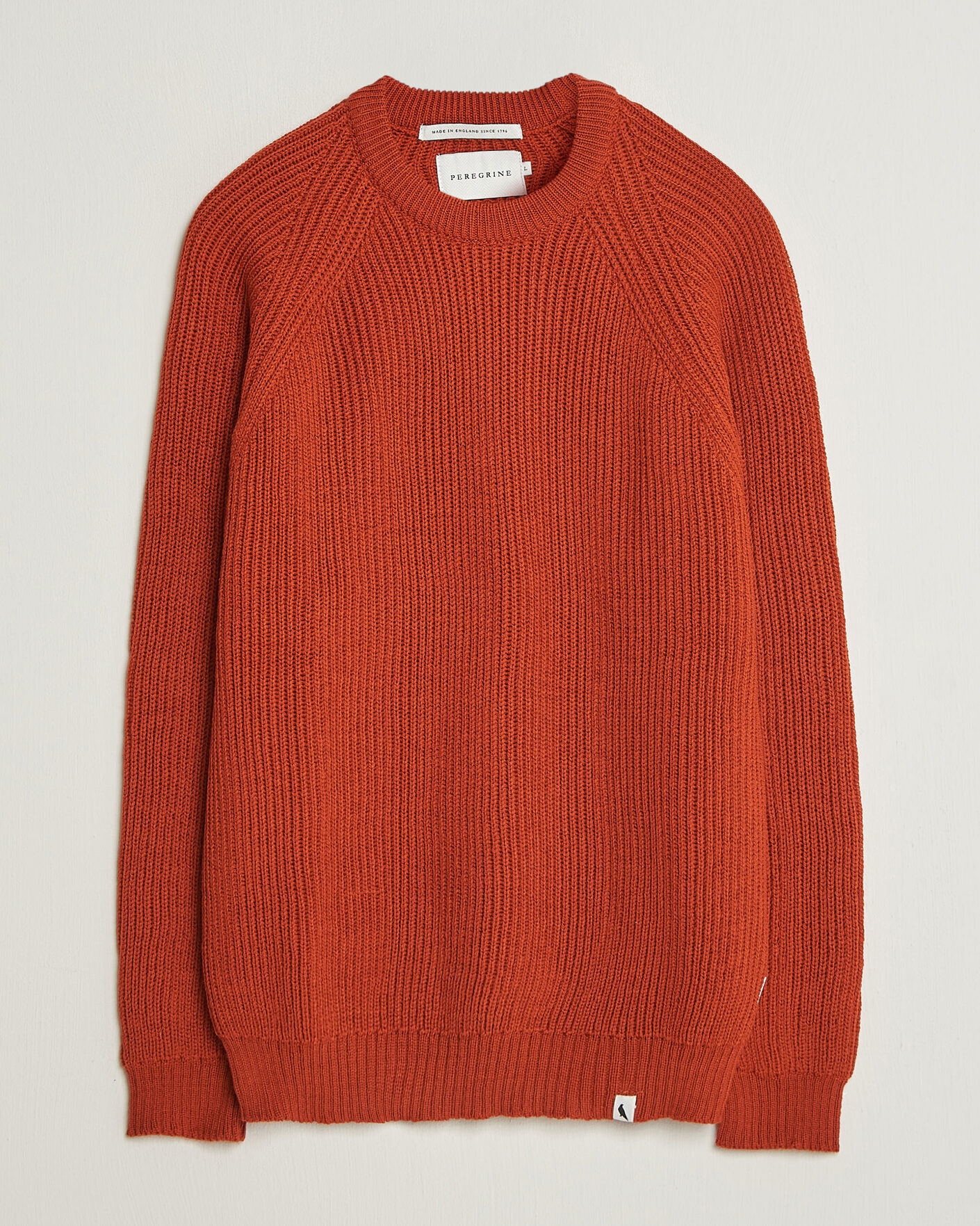 Men | Sweaters & Knitwear | Peregrine | Ford Knitted Wool Jumper Orange