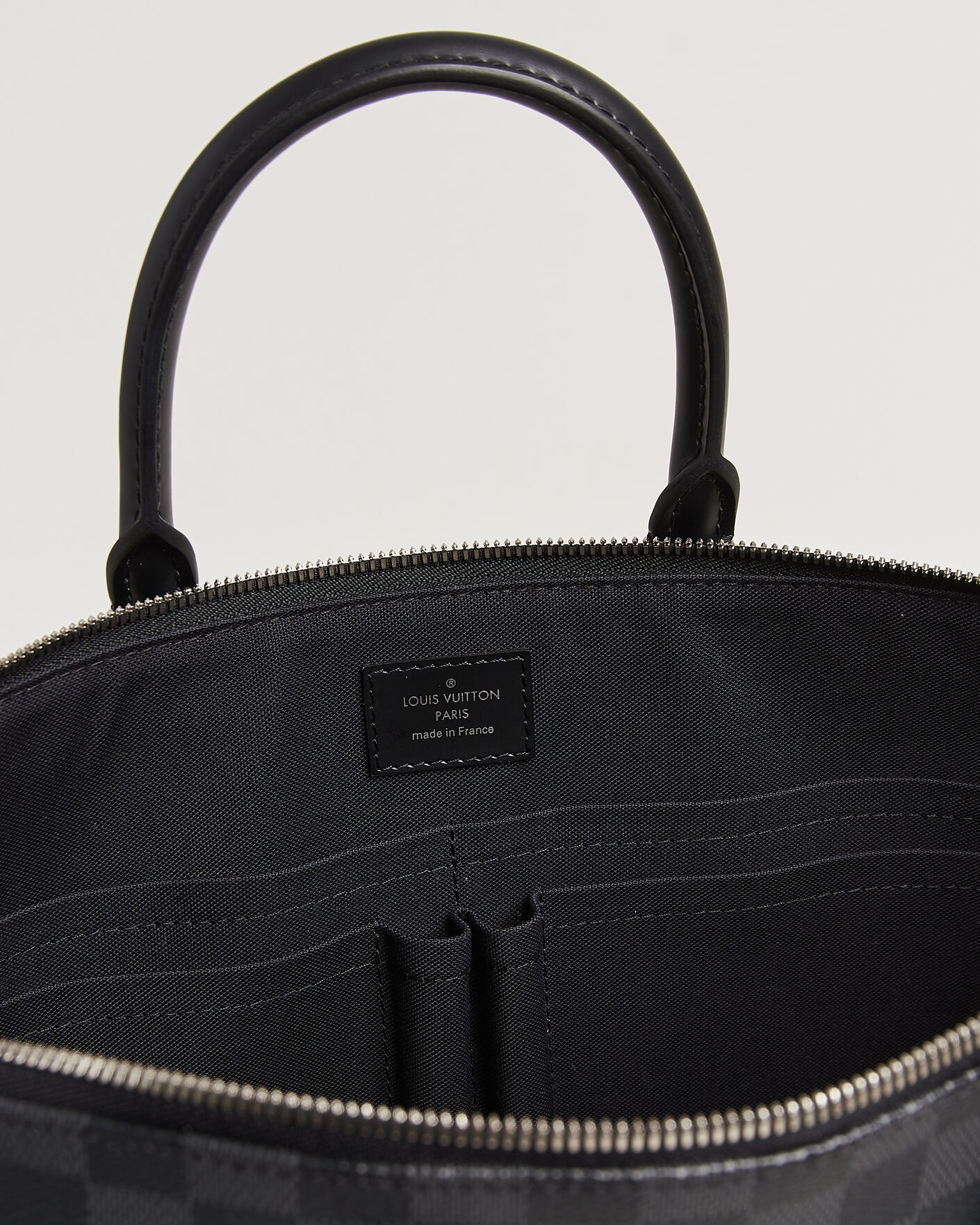 Men | Pre-Owned & Vintage Bags | Louis Vuitton Pre-Owned | Porte Documents Bag Damier Graphite