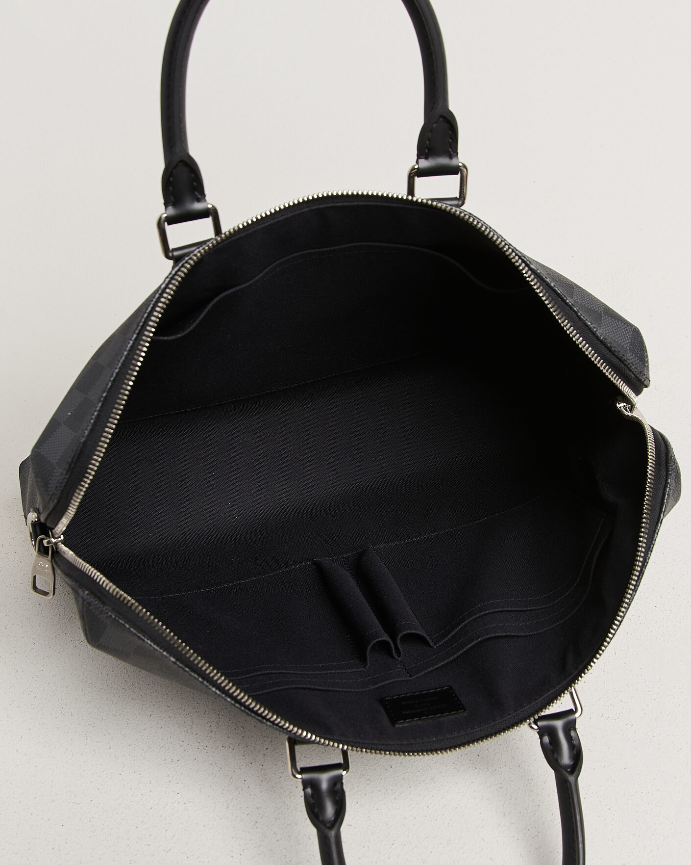 Men | Pre-Owned & Vintage Bags | Louis Vuitton Pre-Owned | Porte Documents Bag Damier Graphite