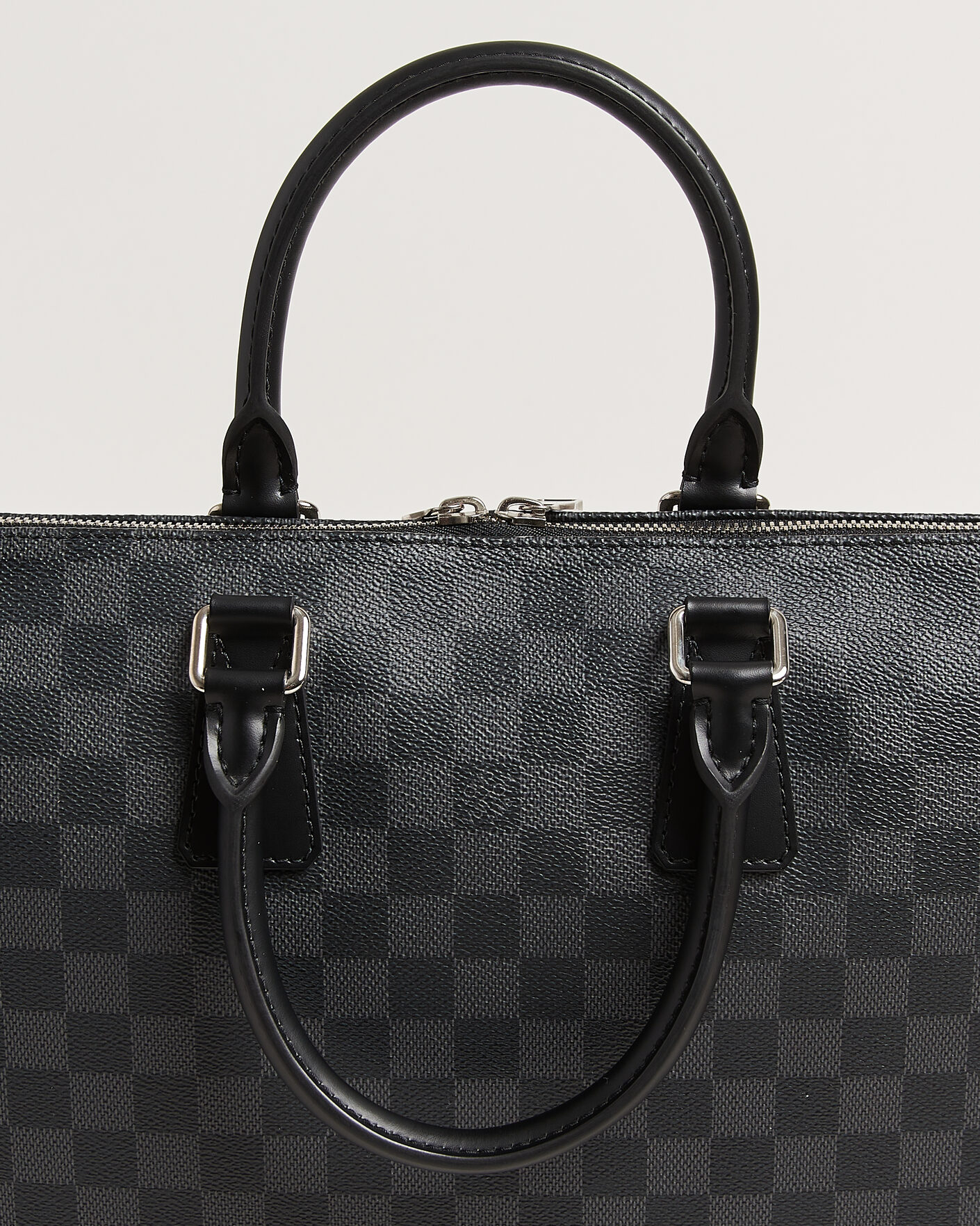 Men | Pre-Owned & Vintage Bags | Louis Vuitton Pre-Owned | Porte Documents Bag Damier Graphite