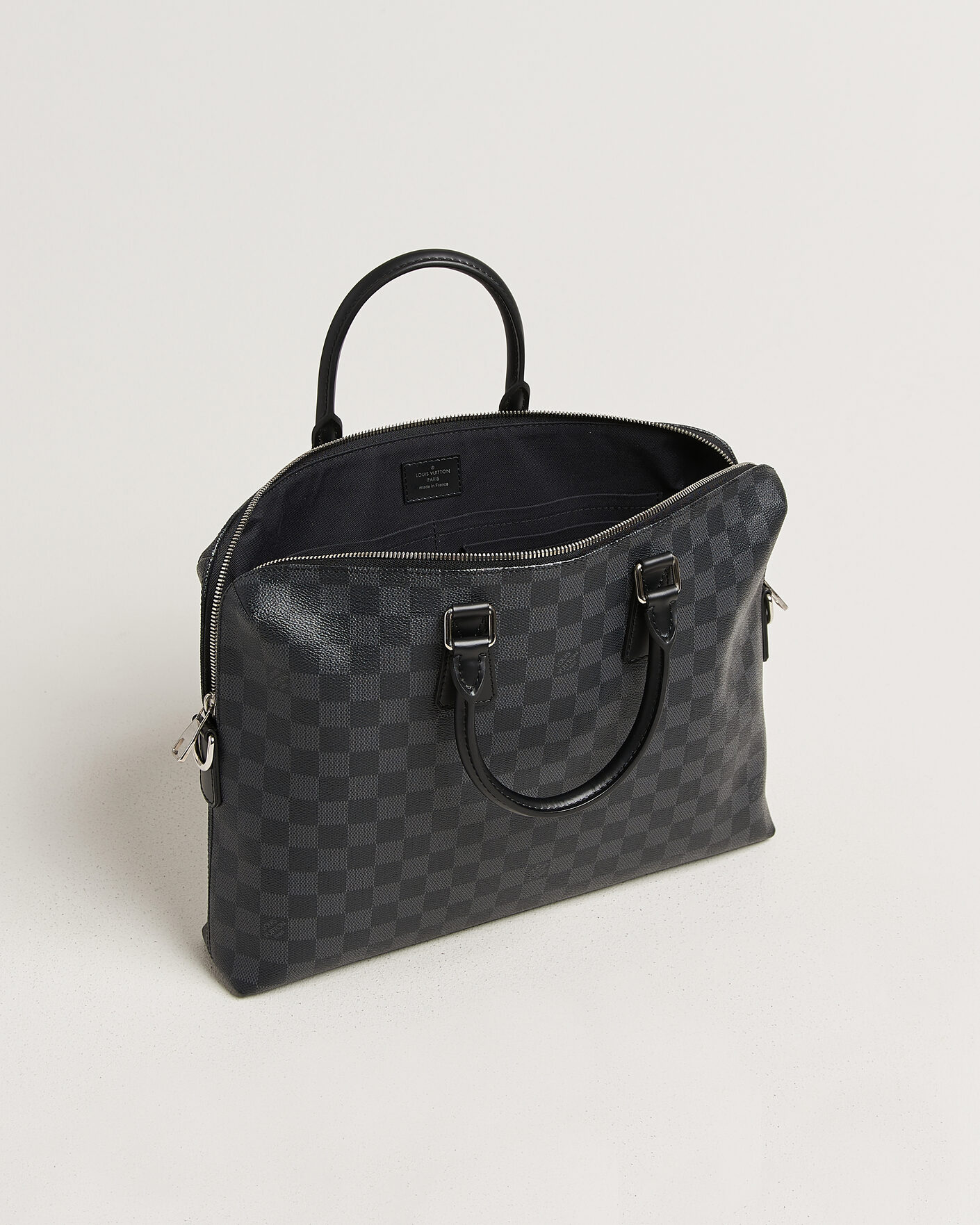 Men | Pre-Owned & Vintage Bags | Louis Vuitton Pre-Owned | Porte Documents Bag Damier Graphite
