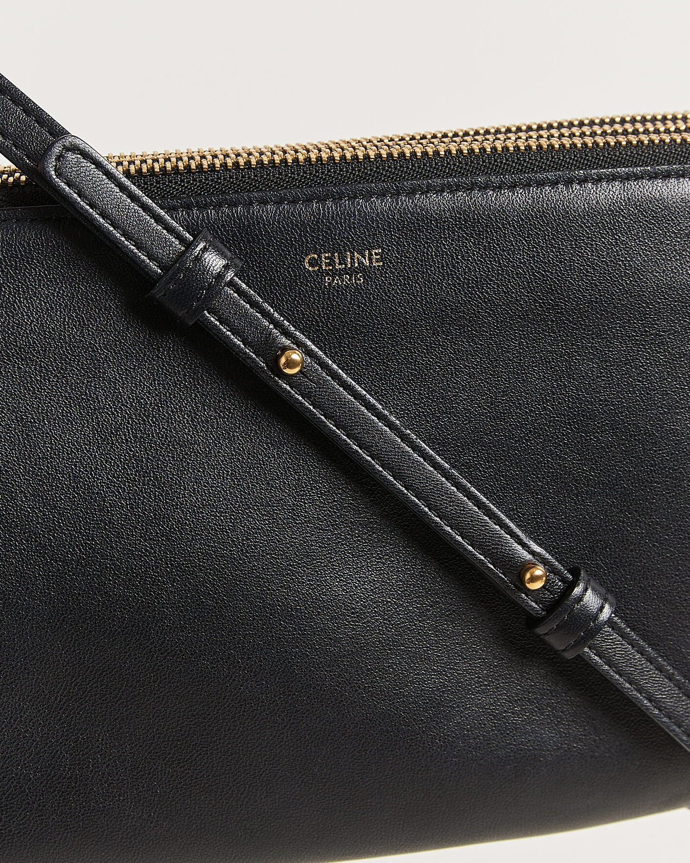 Men | Pre-Owned & Vintage Bags | Celine Pre-Owned | Trio Bag Small Leather Black
