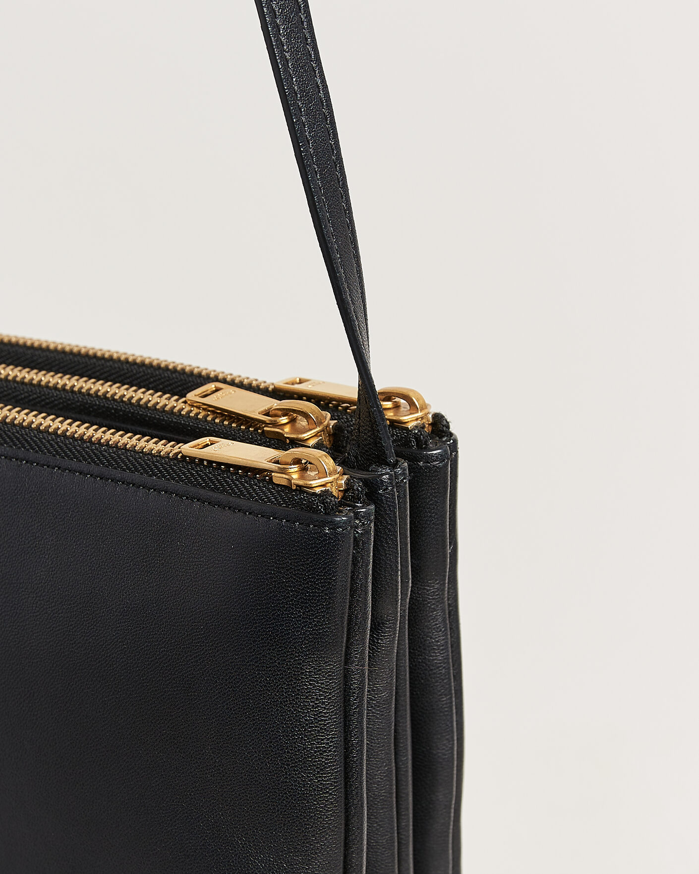 Men | Pre-Owned & Vintage Bags | Celine Pre-Owned | Trio Bag Small Leather Black