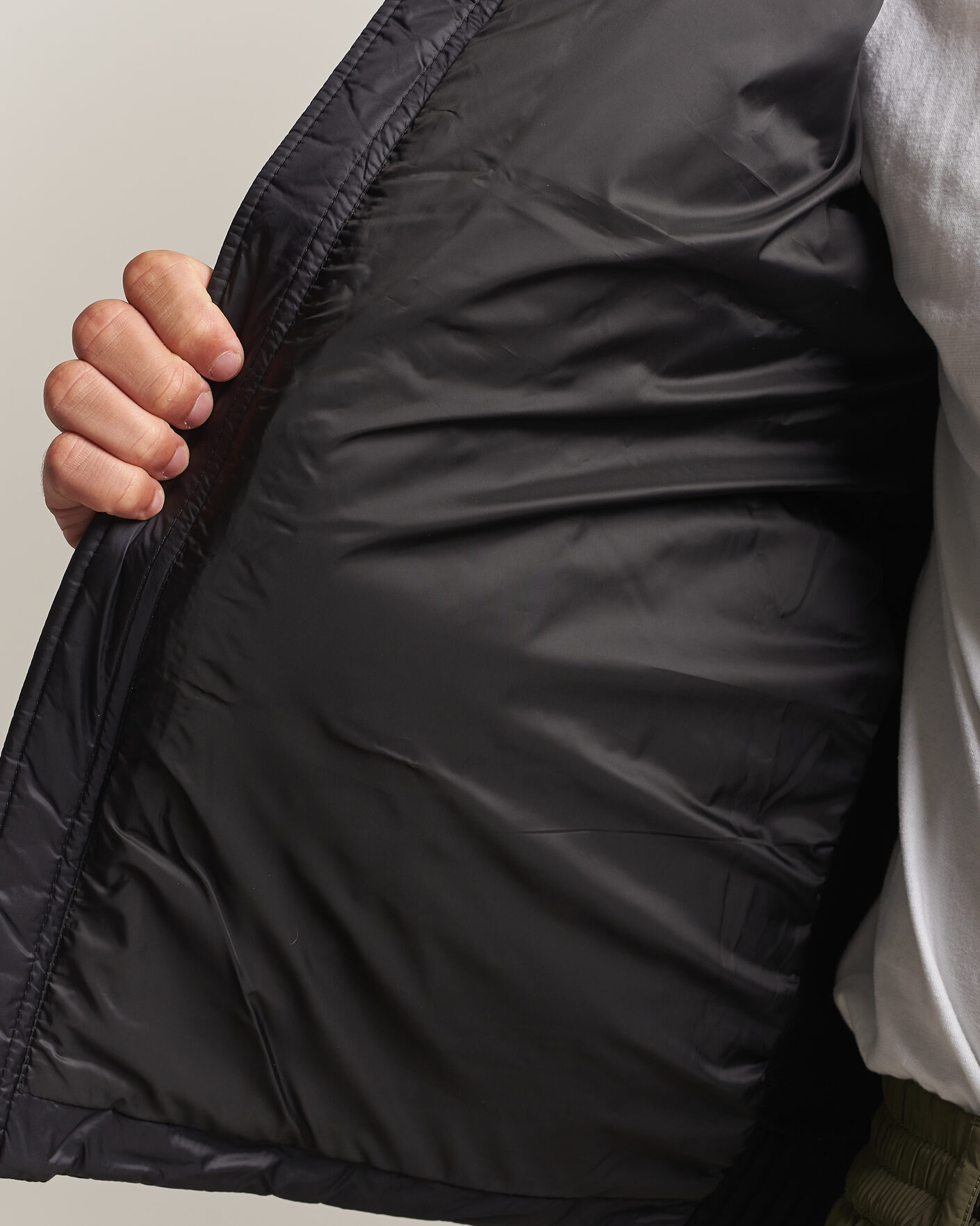 Men | Coats & Jackets | Moncler Grenoble | Padded Hybrid Cardigan Black