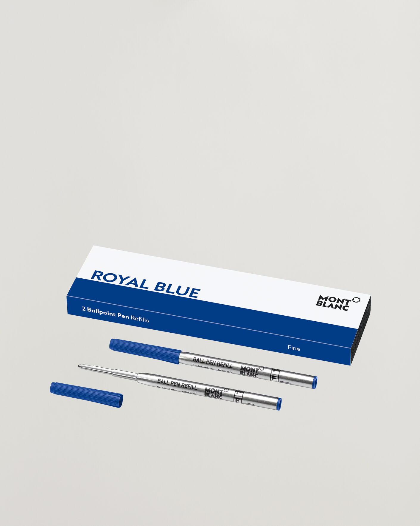 Men | Pens | Montblanc | 2 Ballpoint Pen Refill Fine Royal Blue
