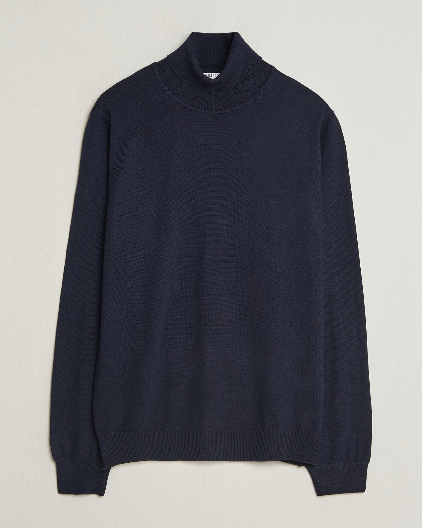 Men | Sweaters & Knitwear | Filippa K | Merino Knitted Turtleneck Navy