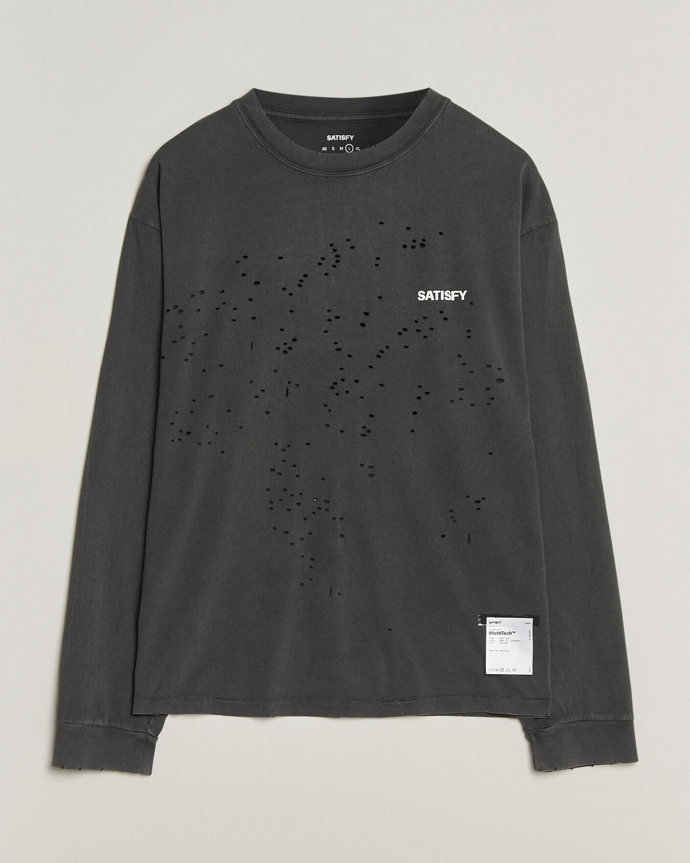 Men | T-Shirts | Satisfy | MothTech Long Sleeve T-Shirt Aged Black