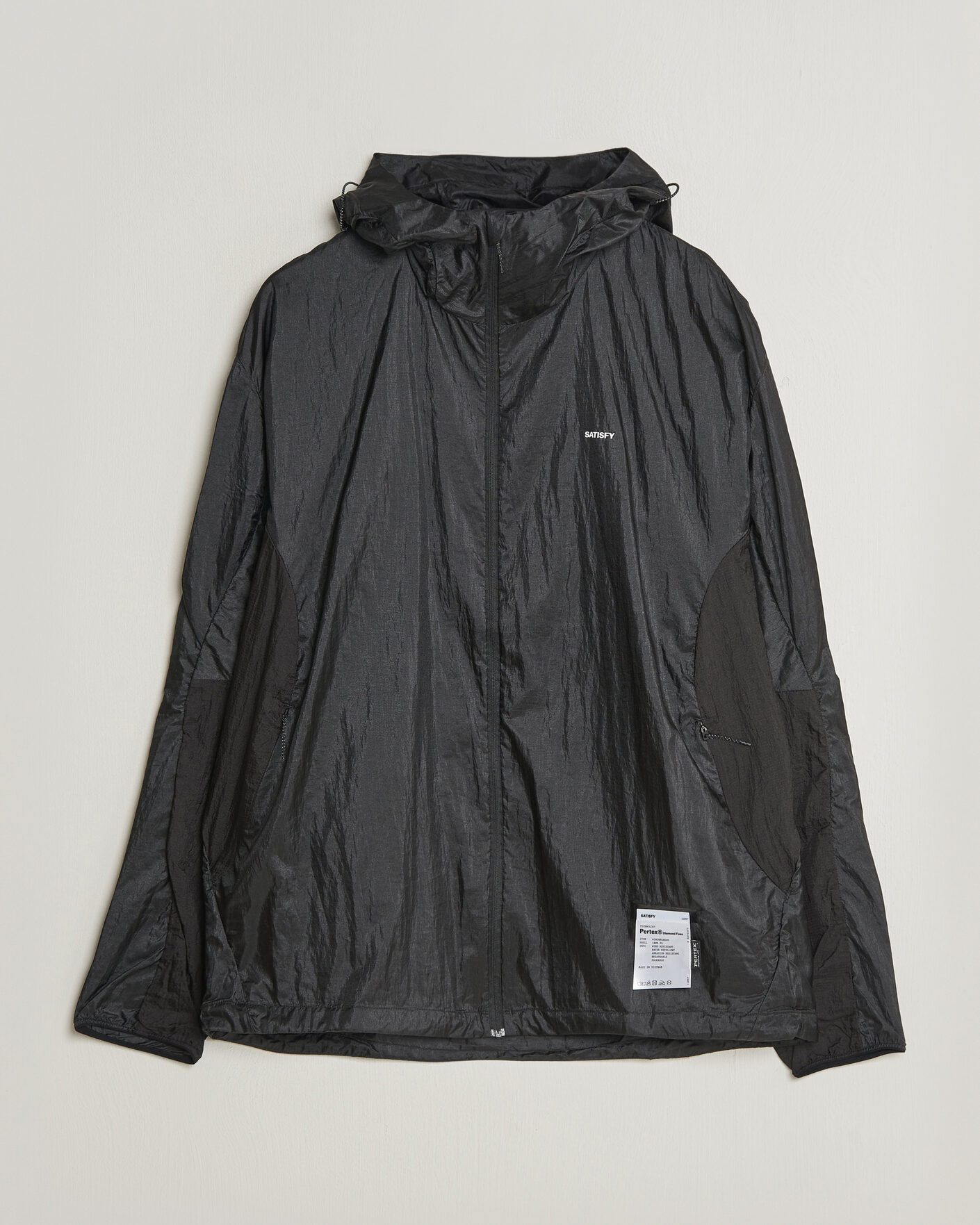 Men | Coats & Jackets | Satisfy | Pertex Diamond Fuse Windbreaker Black