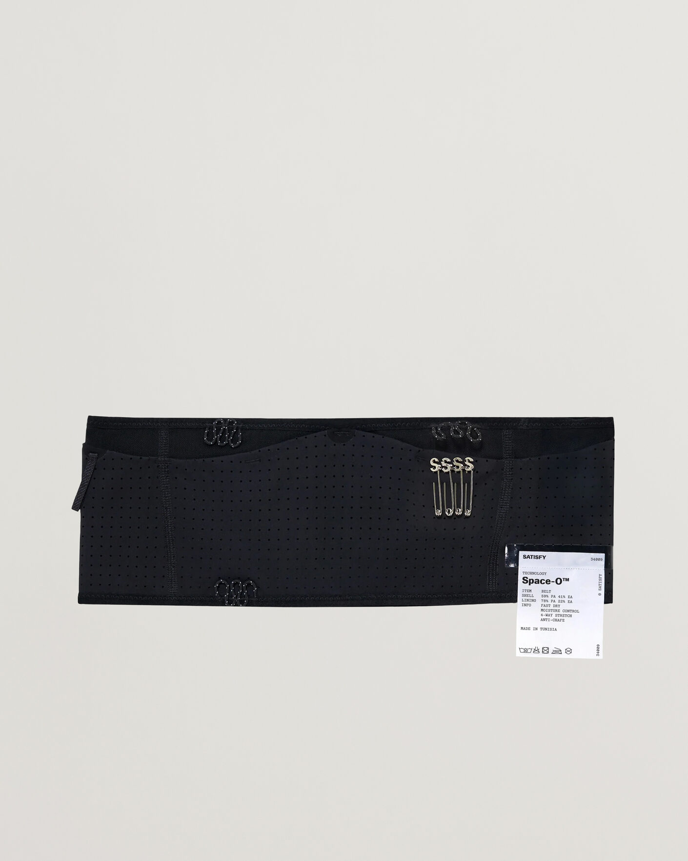 Men | Active Accessories | Satisfy | Space-O Belt Black