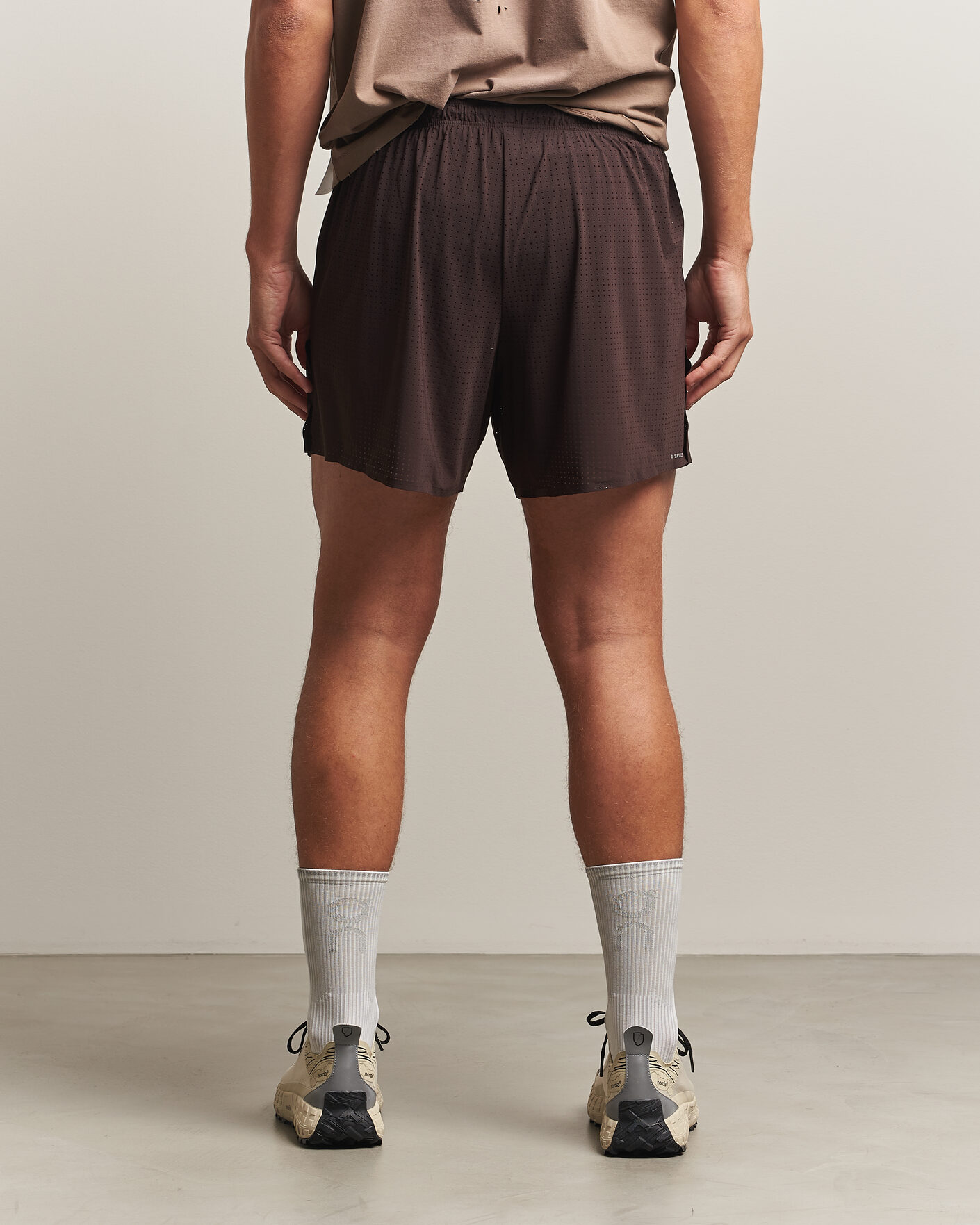 Men | Shorts | Satisfy | Space-O 5 Inch Shorts Deep Mahogany