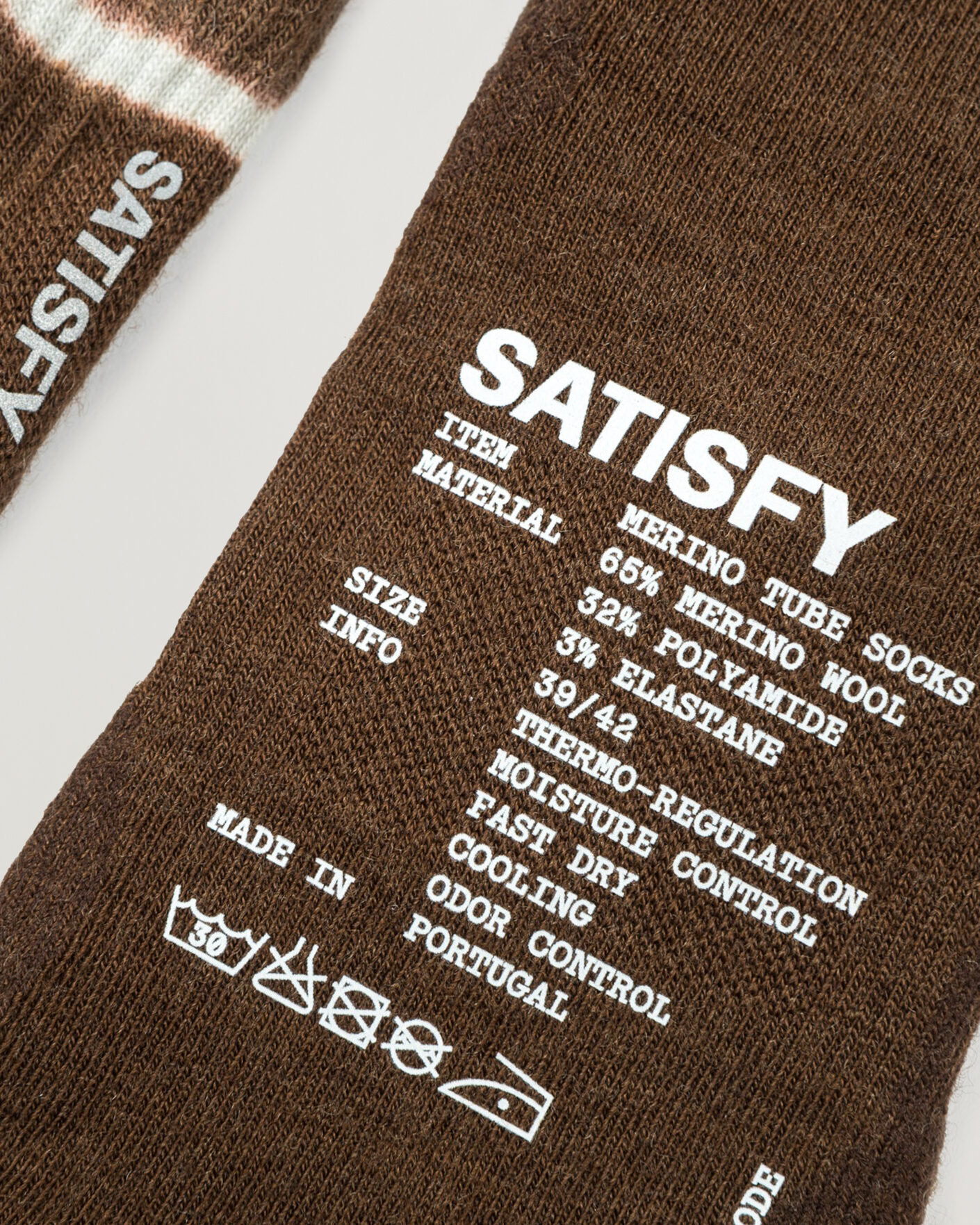 Men | Underwear & Socks | Satisfy | Merino Nylon Tube Socks Tie Dye Rocky Road