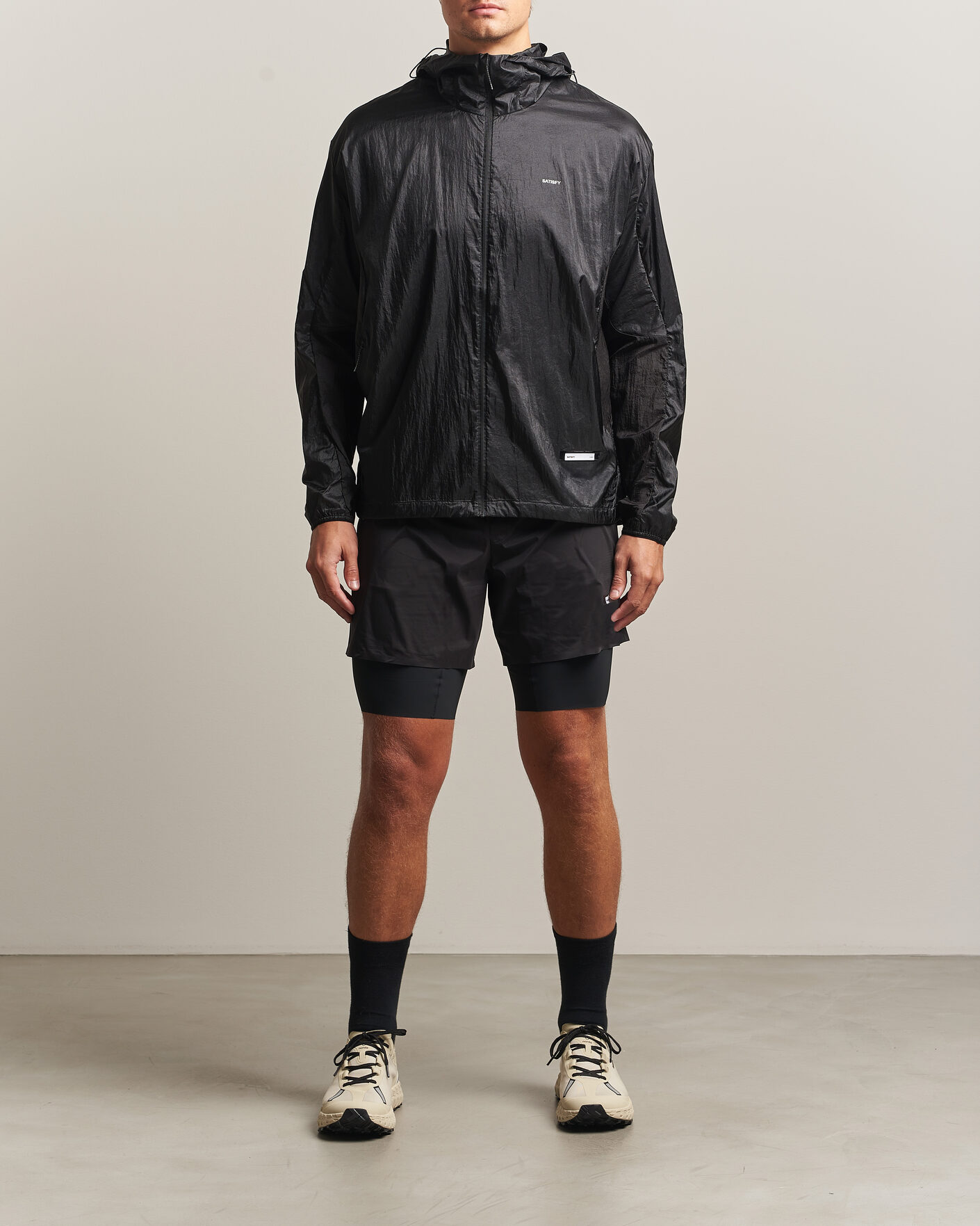 Men | Shorts | Satisfy | TechSilk 8 Inch Shorts Black